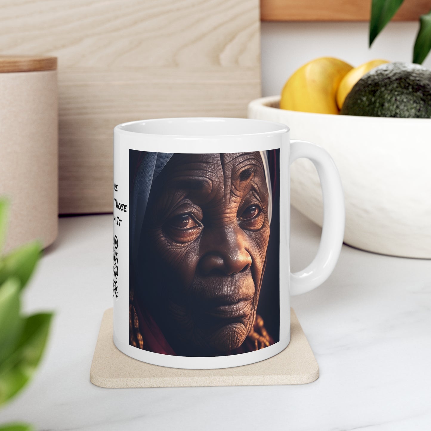 Wisdom's Face | African Woman | HD | Photorealistic | Teevolution | Coffee | Tea | Hot Chocolate | Ceramic Mug | 11oz