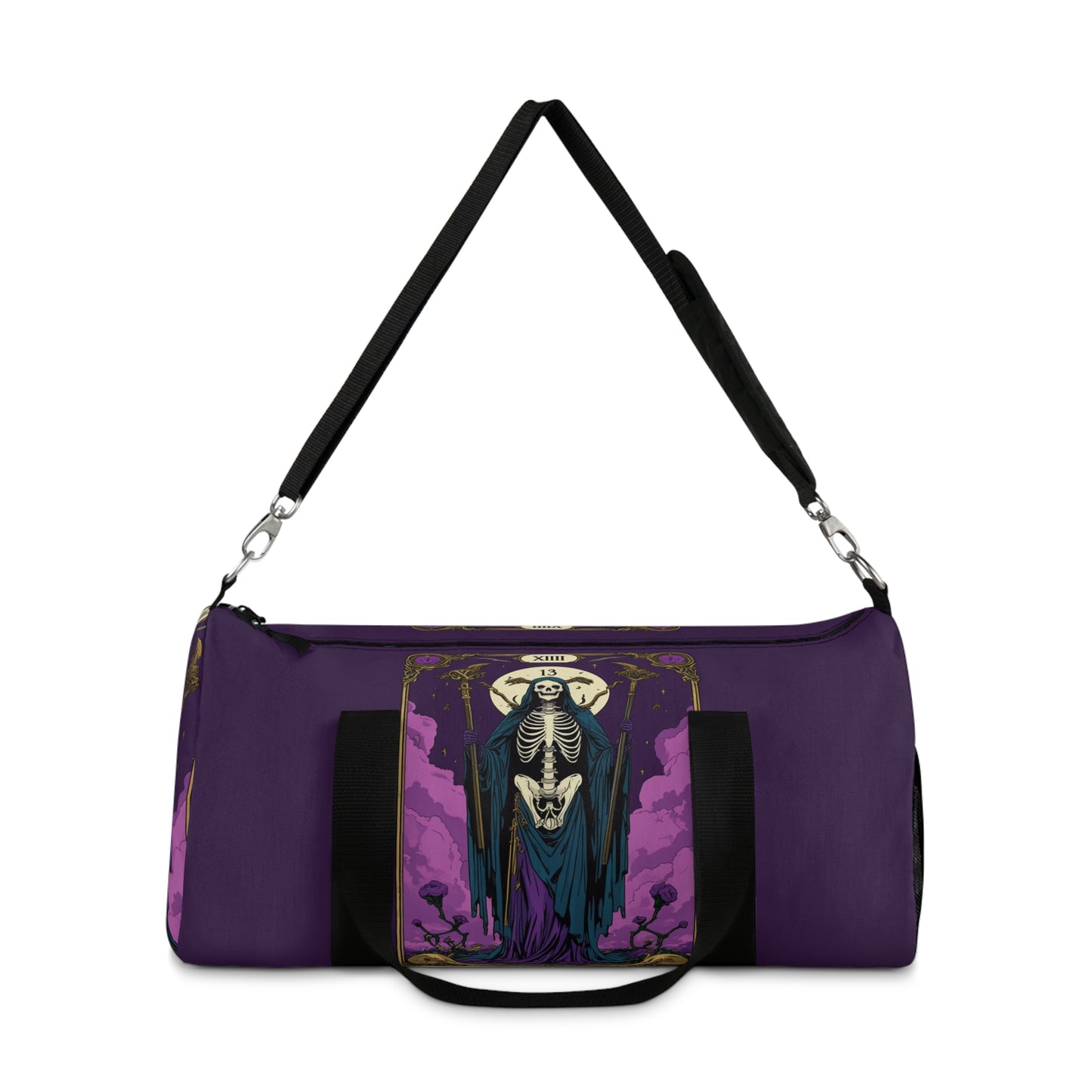 Gothic Skeleton Duffel Bag - Perfect for Gym, Travel or Halloween