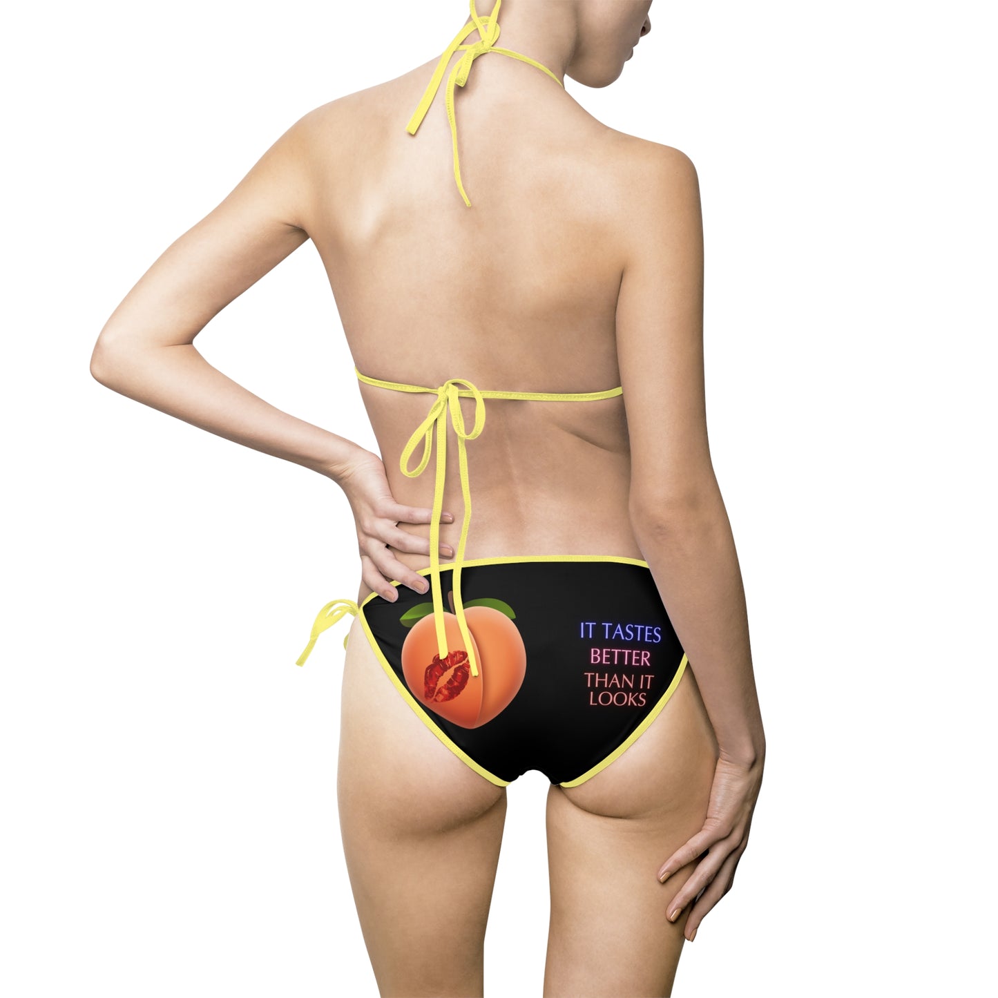 Stylish Women's Bikini Swimsuit - Vibrant Graphic Design for Beach & Pool
