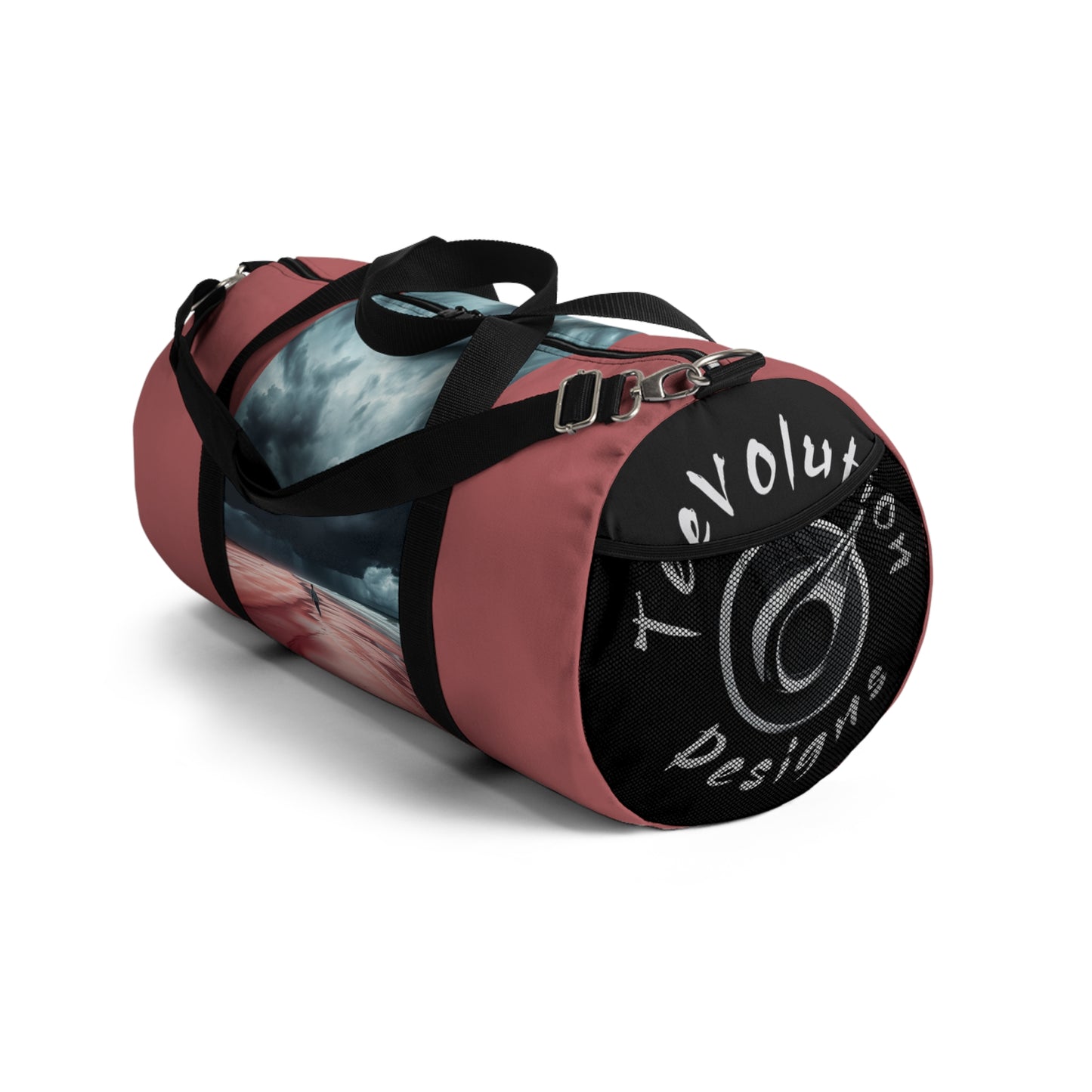 Scenic Duffel Bag - Stylish Travel Gear with Dramatic Landscape Design