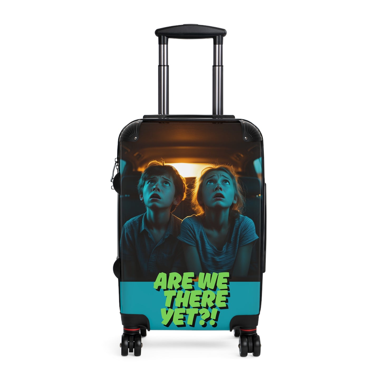 Playful Adventure Suitcase - "Are We There Yet?!" Design