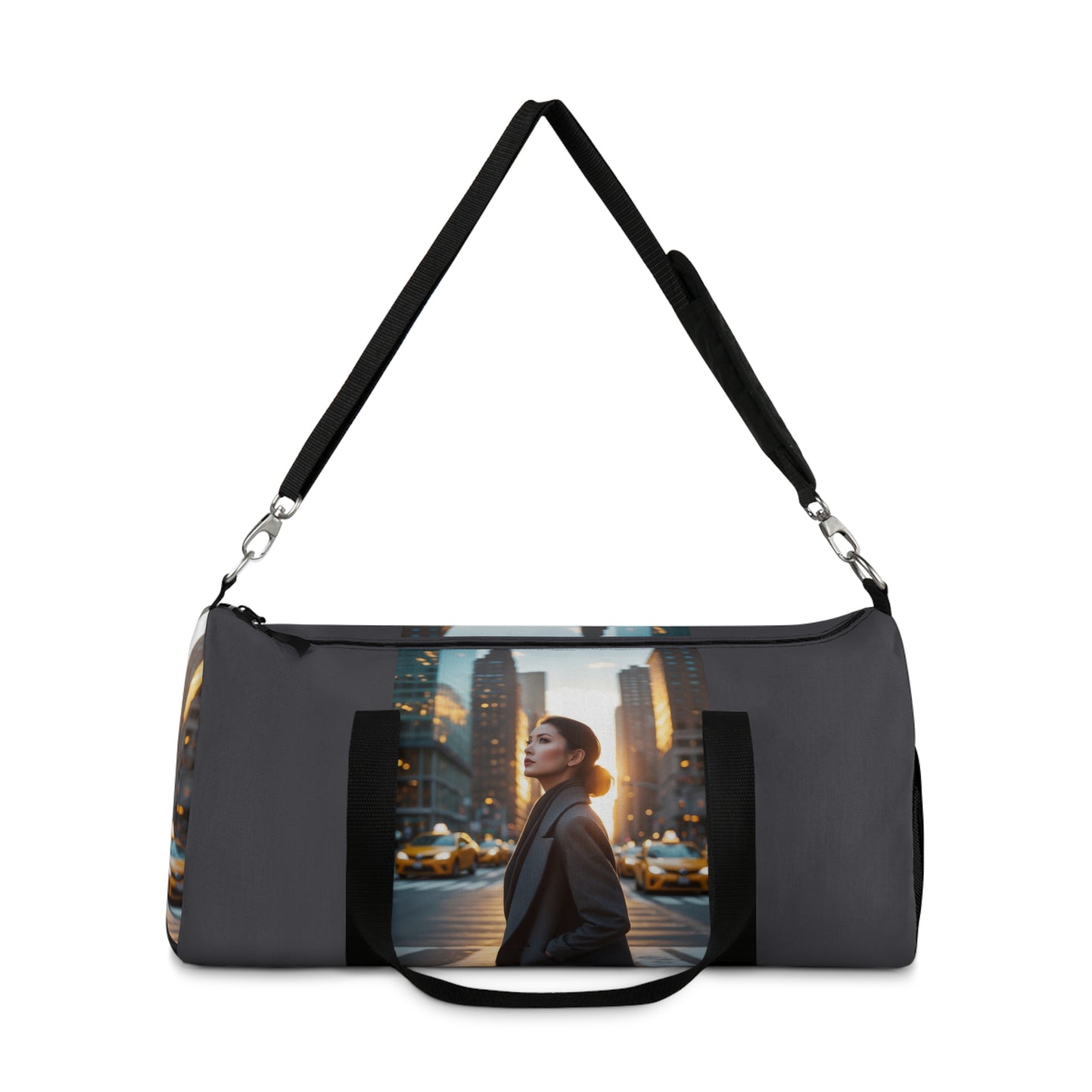 Stylish Cityscape Duffel Bag - Stylish Travel Bag for Urban Adventures