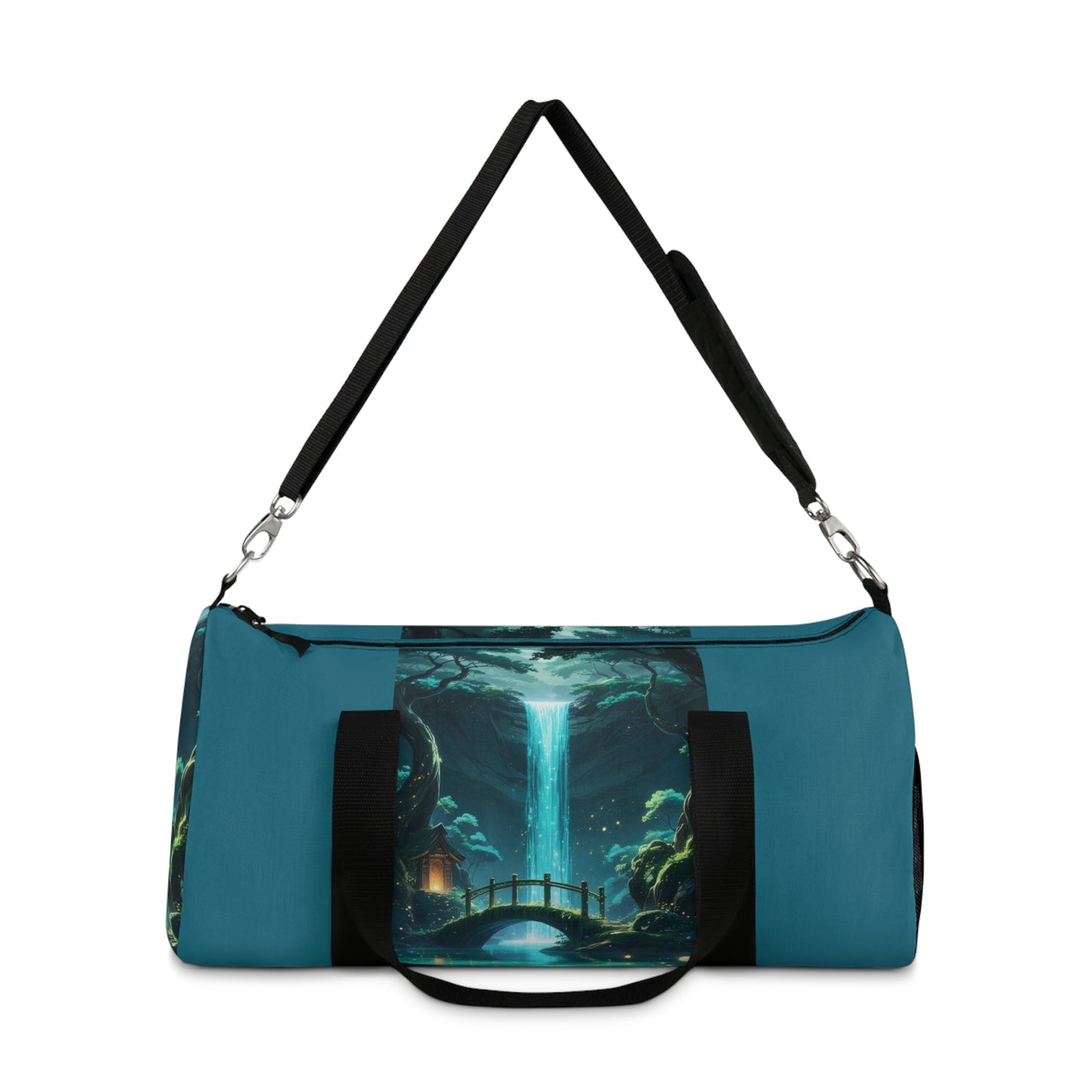 Scenic Waterfall Duffel Bag - Perfect for Travel and Gym