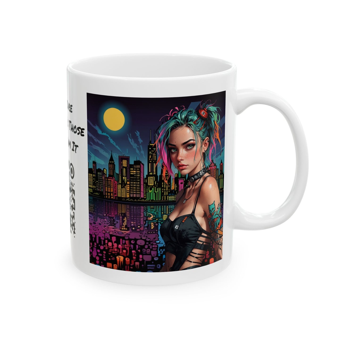 Cyberpunk Princess | Pastel | Cyberpunk | Coffee | Tea | Hot Chocolate | 11oz