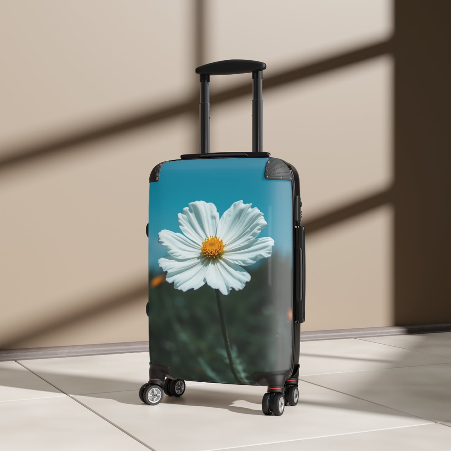 Floral Design Carry-On Suitcase | Travel with Style