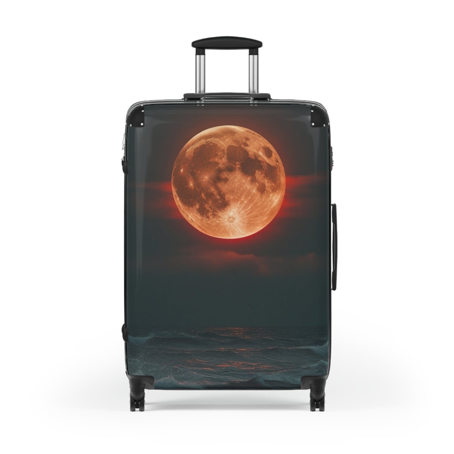 Moonlit Ocean Suitcase - Stylish Travel Luggage for Adventure Seekers