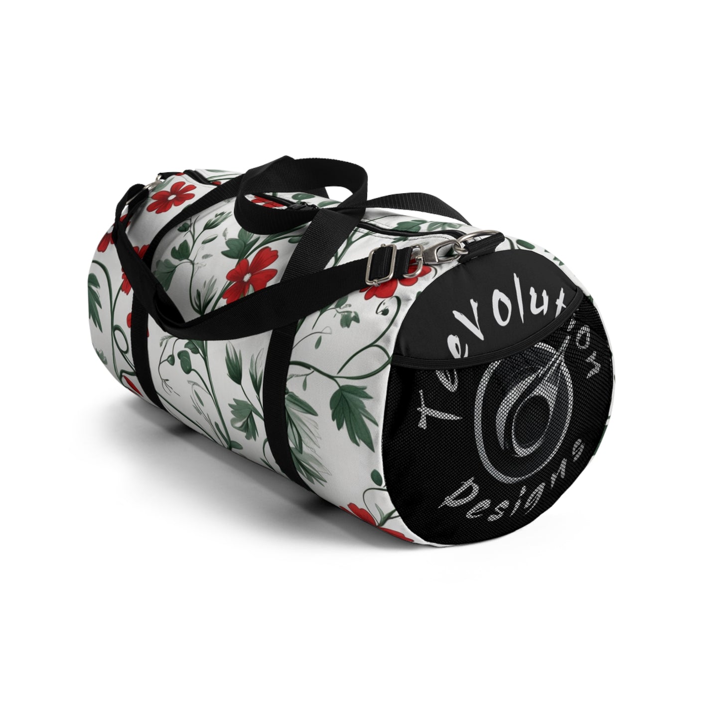 Floral Pattern Duffel Bag - Stylish Gym & Travel Tote for Active Lifestyles