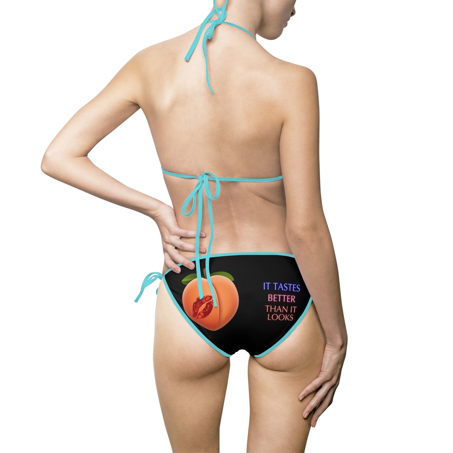 Stylish Women's Bikini Swimsuit - Vibrant Graphic Design for Beach & Pool