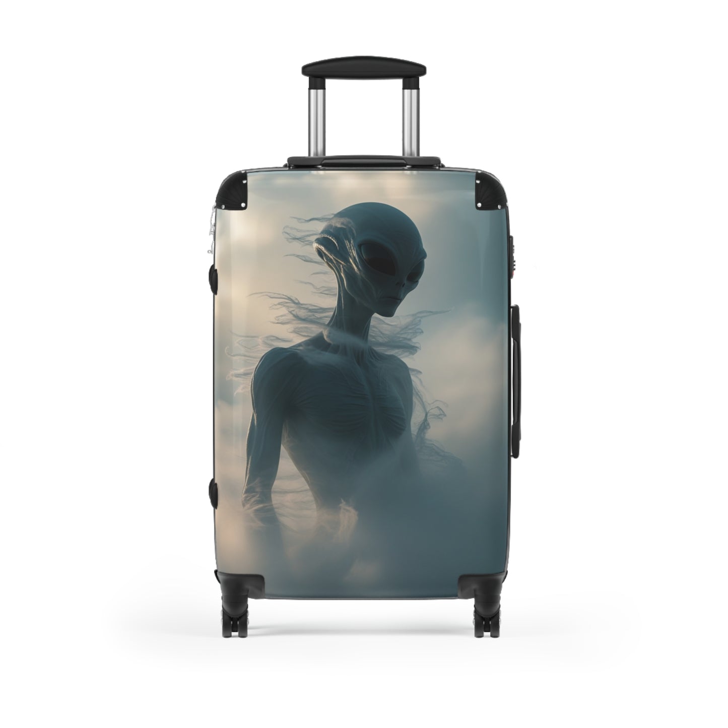 Mysterious Alien Suitcase | Unique Travel Luggage for Sci-Fi Lovers