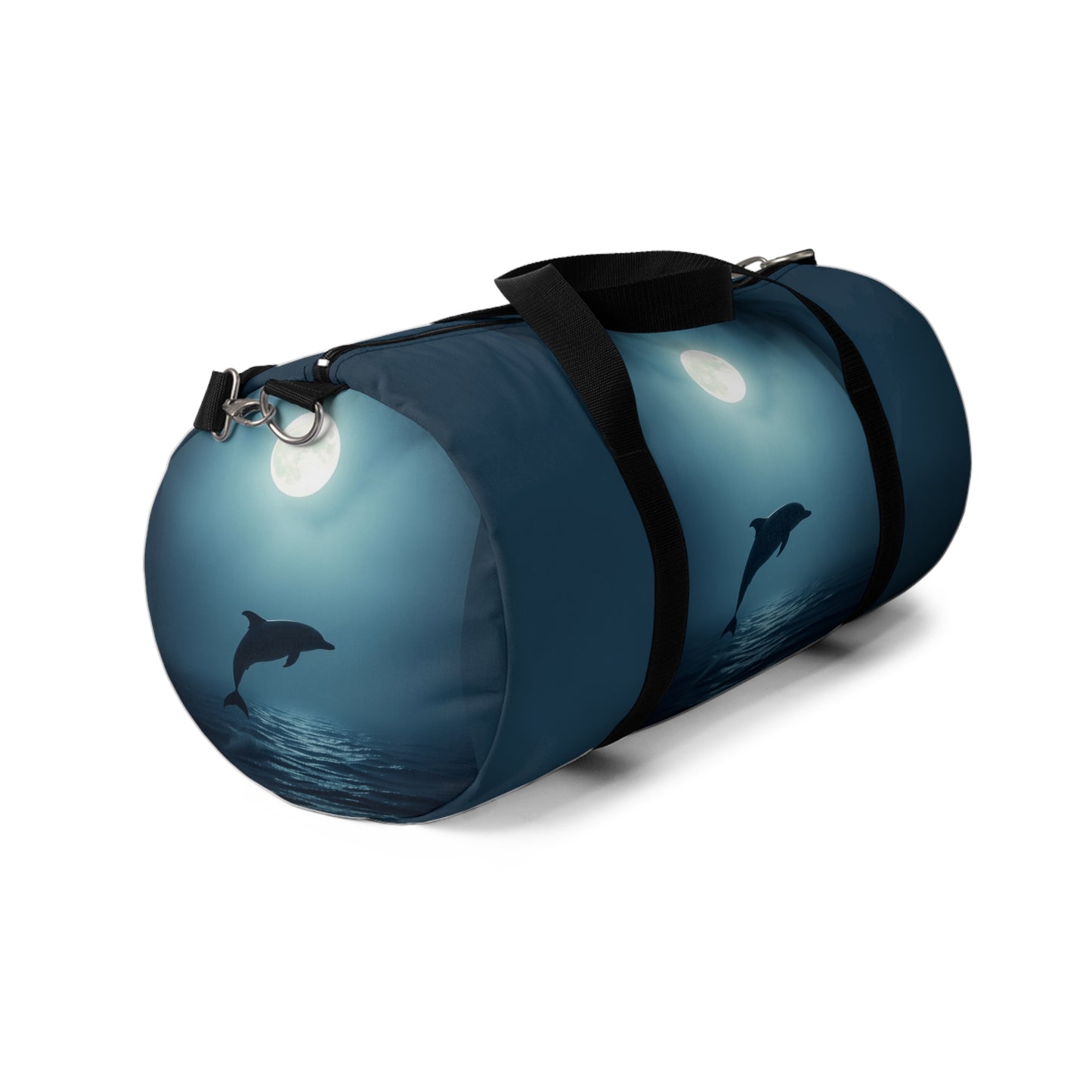 Ocean-Inspired Dolphin Duffel Bag - Travel Essential for Beach Lovers