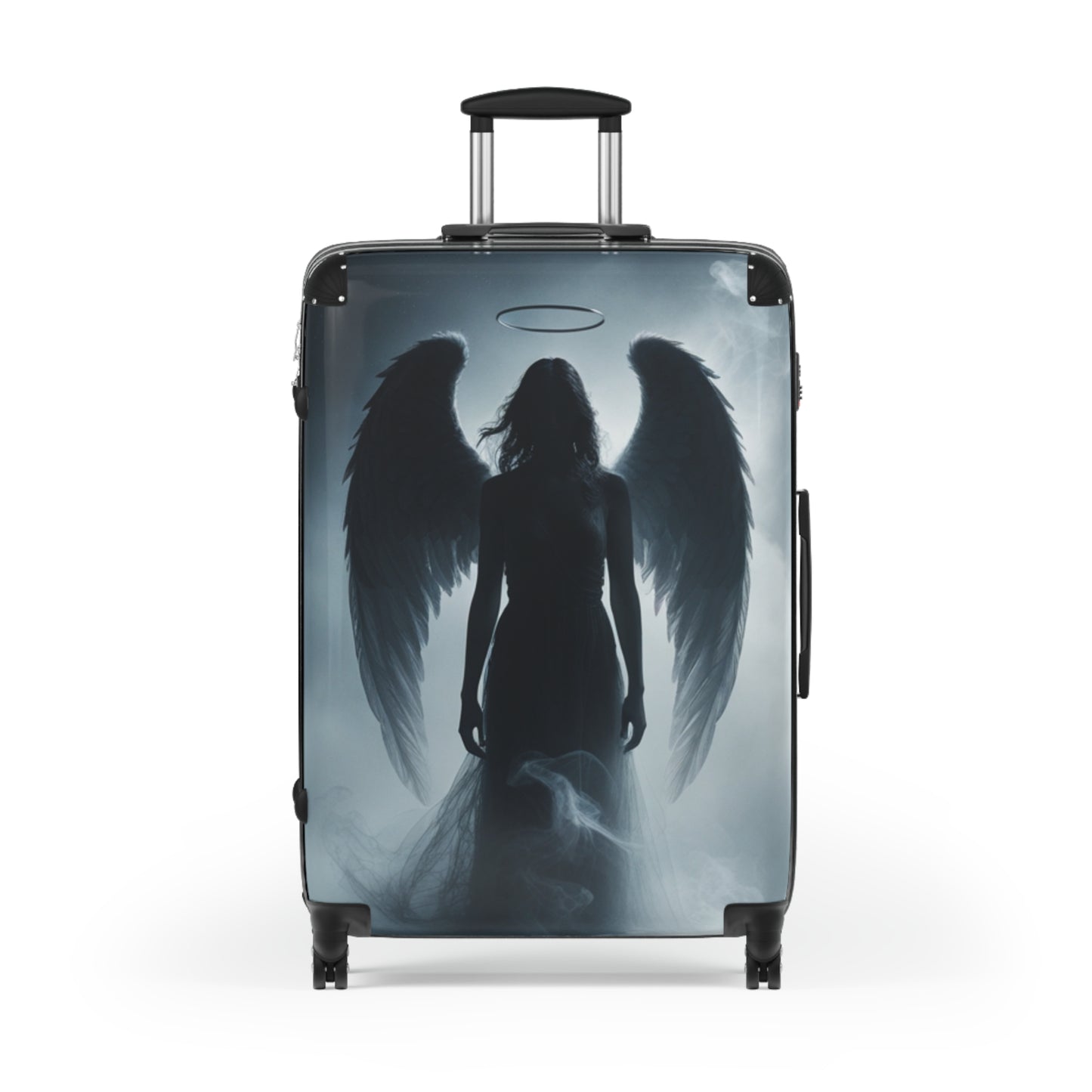 Angel Wings Design Carry-On Suitcase | Stylish Travel Luggage for Adventurers
