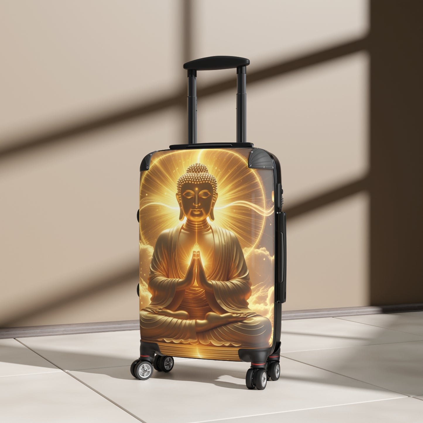 Zen Buddha Suitcase - Travel Style with Zen Vibes for Mindful Journeys