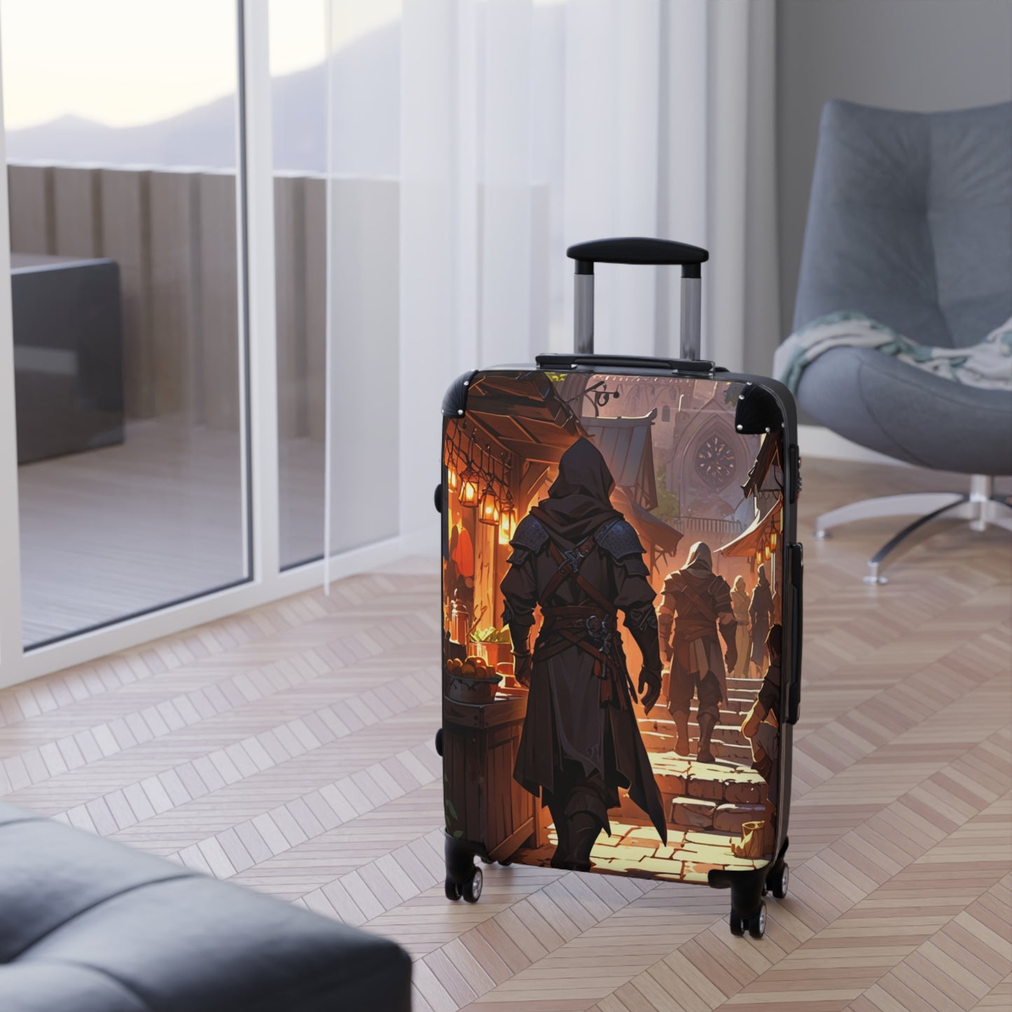 Adventurer's Journey Suitcase - Stylish Travel Luggage with Epic Design