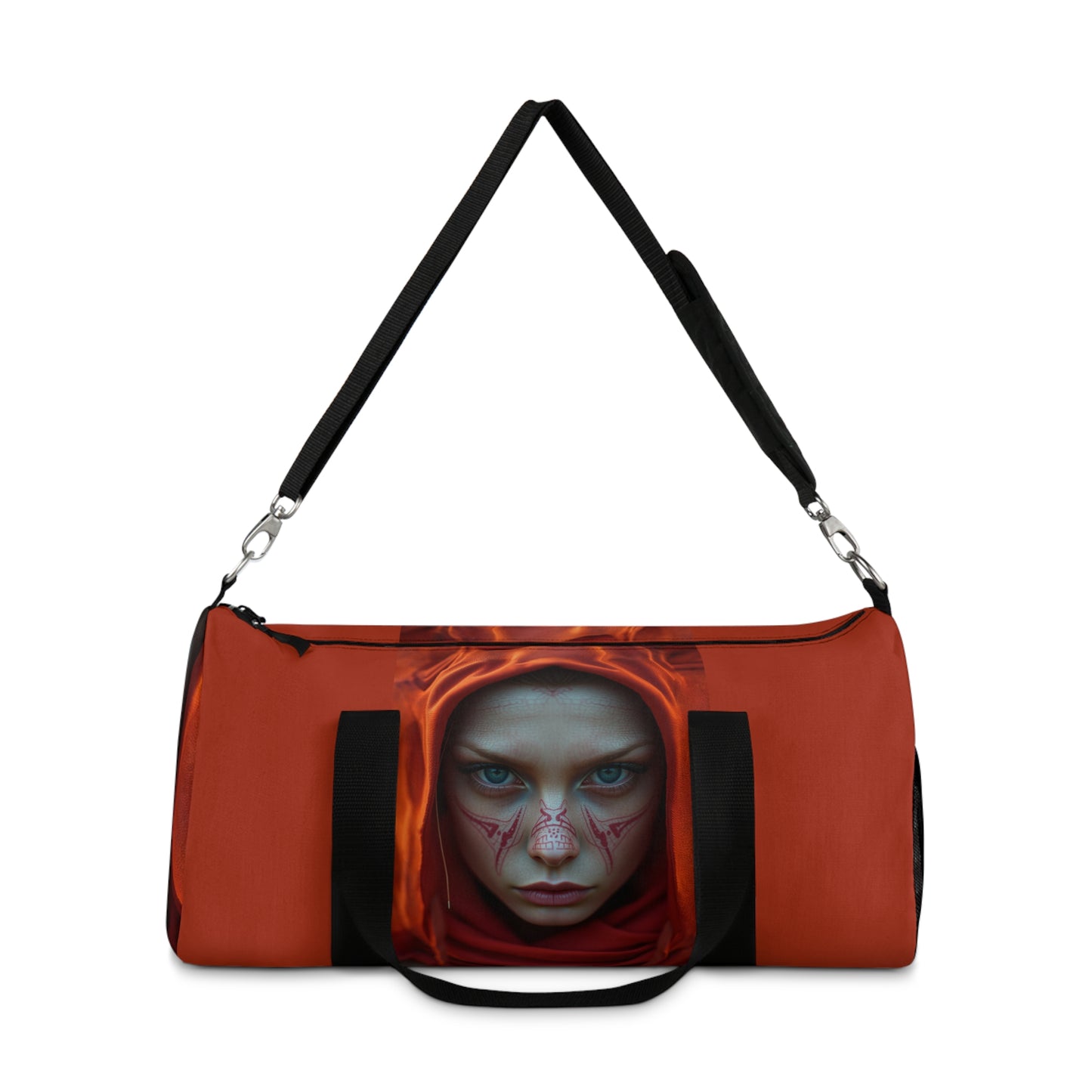 Mystical Face Duffel Bag - Unique Travel Bag with Bold Design