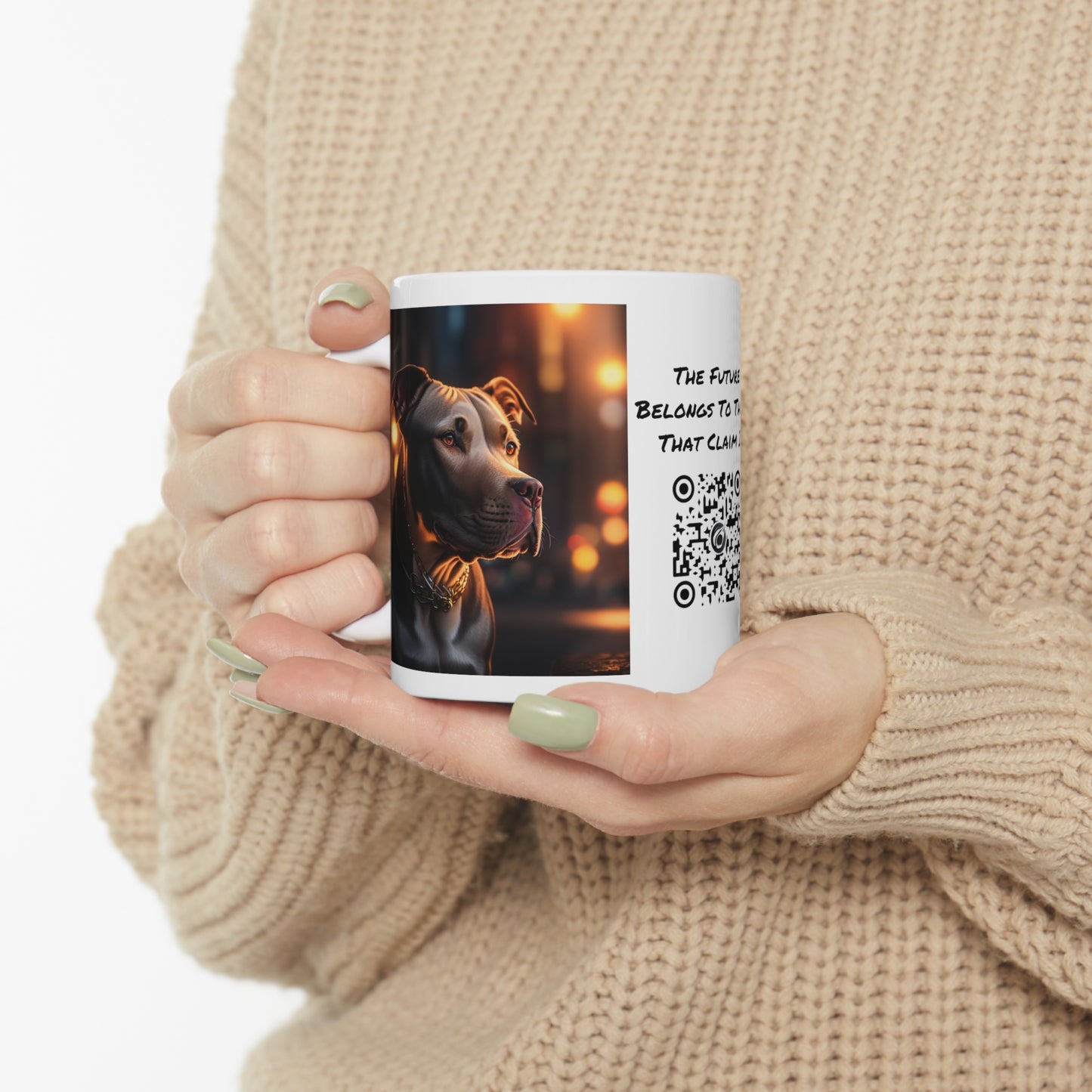 Man's Best Friend | Pitbull | HD | Dog Lover Gift | Pittie | Coffee | Tea | Hot Chocolate | Ceramic Mug | 11oz
