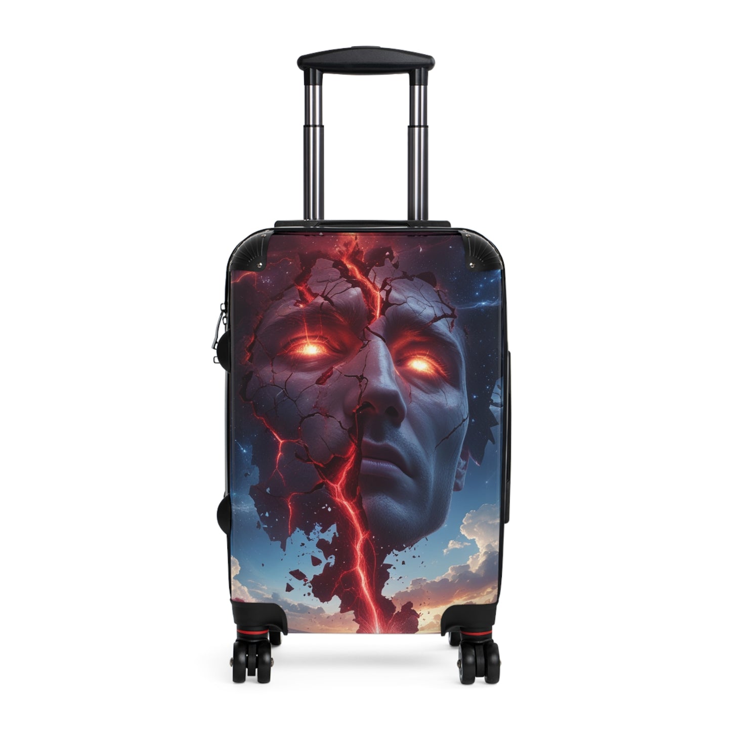 Bold Artwork Carry-On Suitcase with Artistic Design