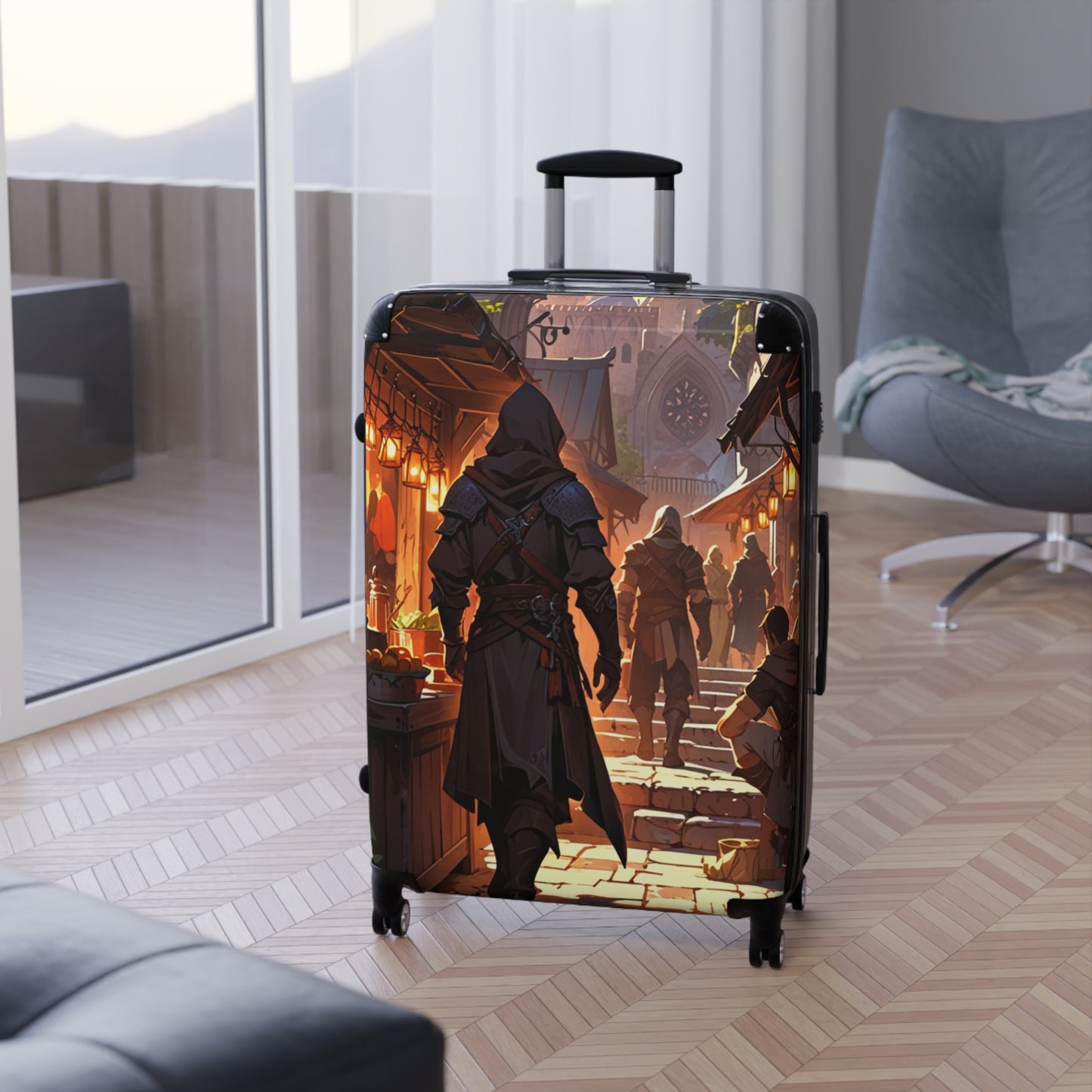 Adventurer's Journey Suitcase - Stylish Travel Luggage with Epic Design