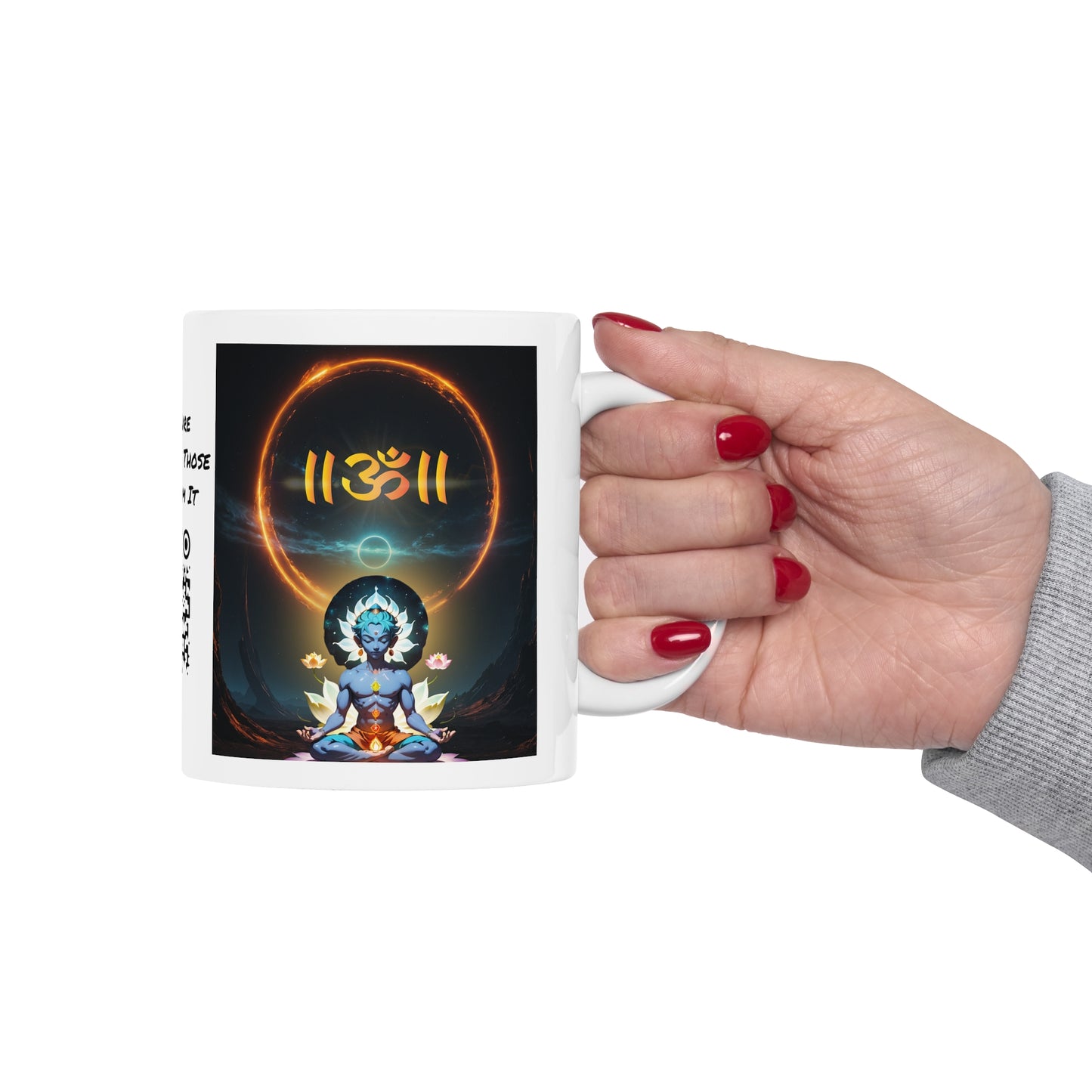 Ascension | HD Graphic | Yoga | Zen | Om | Coffee | Tea | Hot Chocolate | 11oz | White Mug