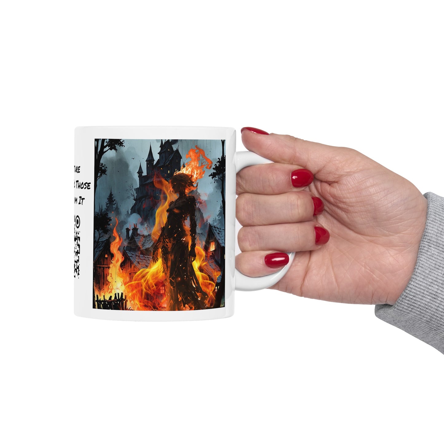 Return Of The Burned | Merry Meet | Wicca | Witchcraft | Coffee | Tea | Hot Chocolate | 11oz | White Mug