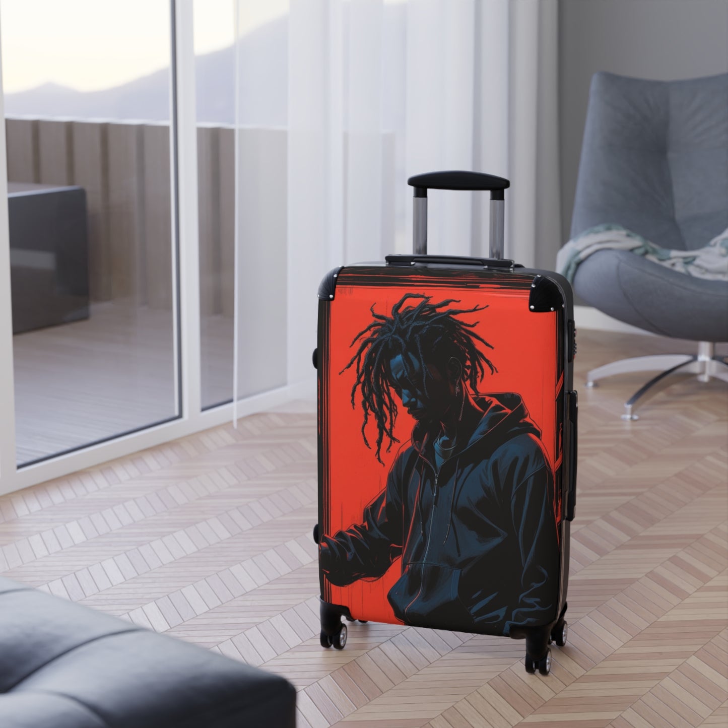 Urban Style Suitcase - Stylish Carry-On for Travel Enthusiasts