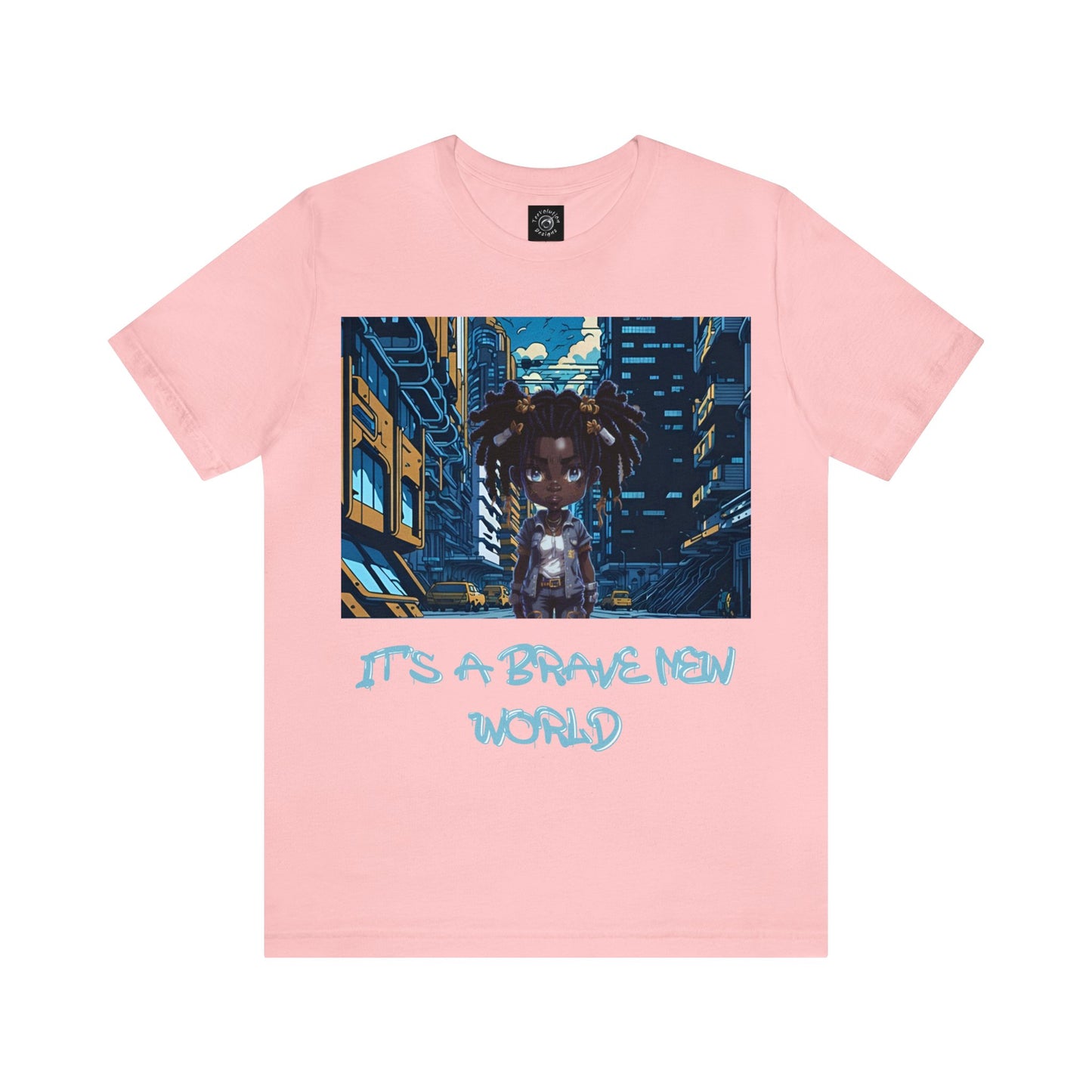 Brave New World | Black Girl Magic | Anime | HD Graphic | Trendy | Artwork | Unisex | Men's | Women's | Tee | T-Shirt