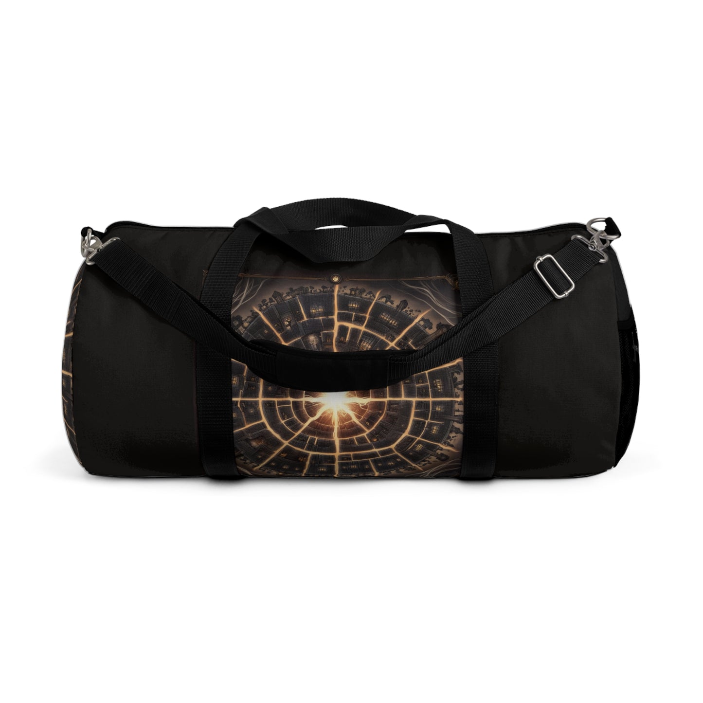 Stunning Cosmic Design Duffel Bag - Stylish Gym & Travel Tote with Starburst Design