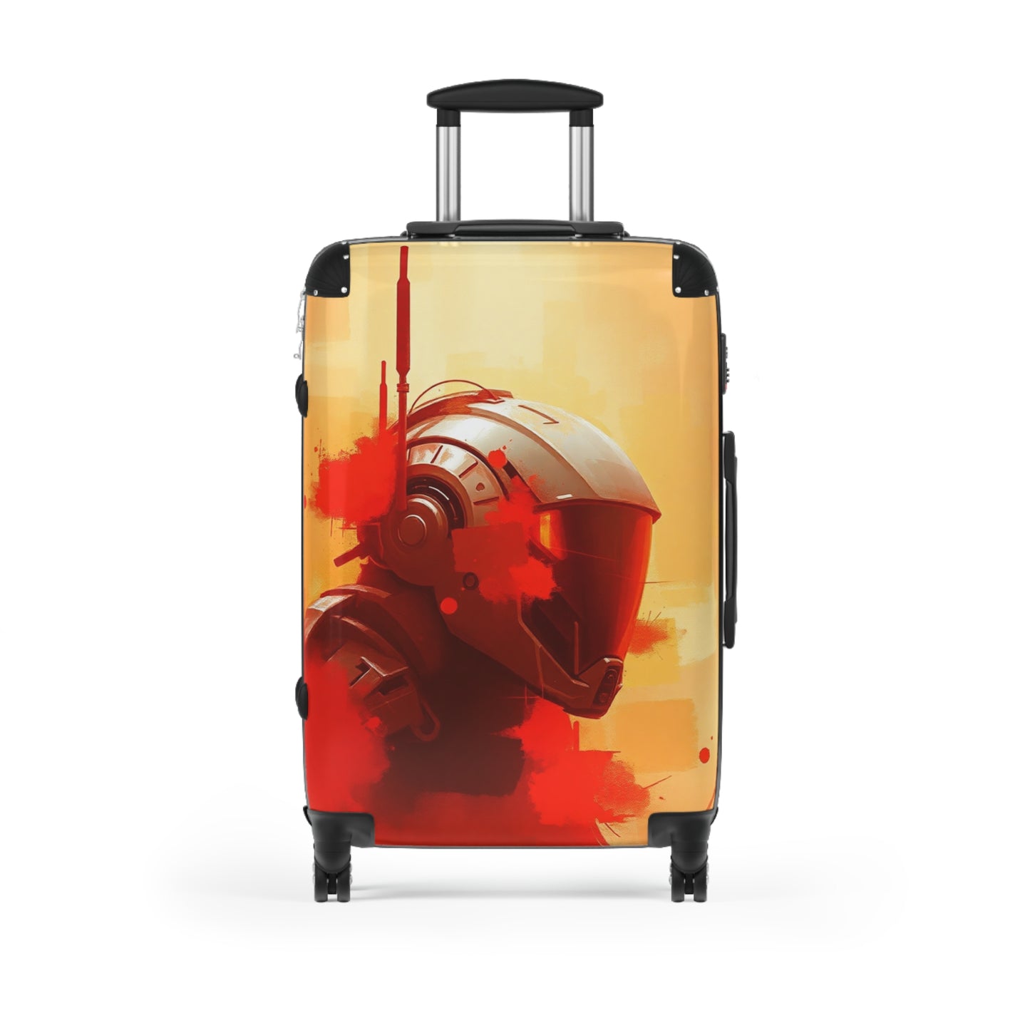 Futuristic Travel Suitcase with Bold Design