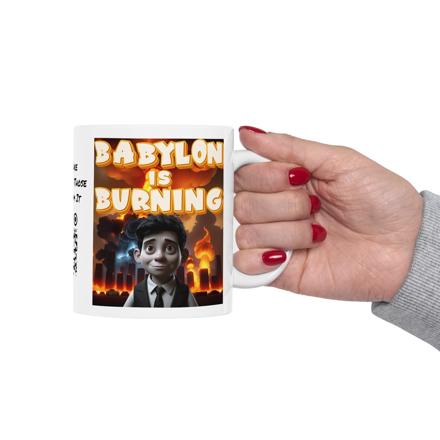 Revelation 18 | HD Graphic | Apocalypse | Coffee | Tea | Hot Chocolate | 11oz | White Mug