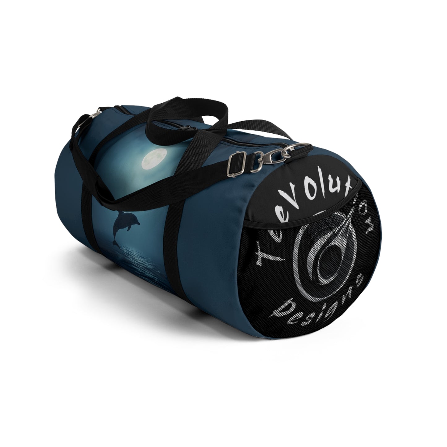 Ocean-Inspired Dolphin Duffel Bag - Travel Essential for Beach Lovers