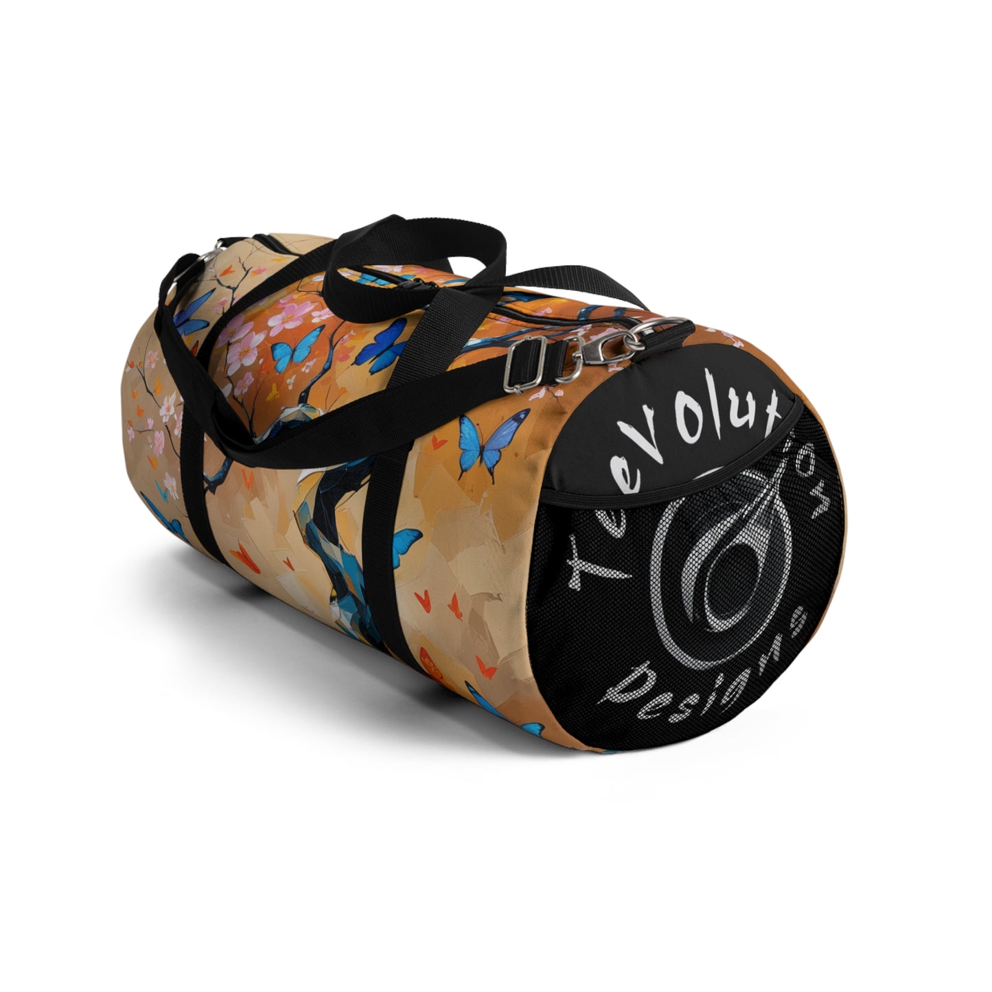 Colorful Butterfly Duffel Bag - Vibrant Travel Companion for Nature Lovers