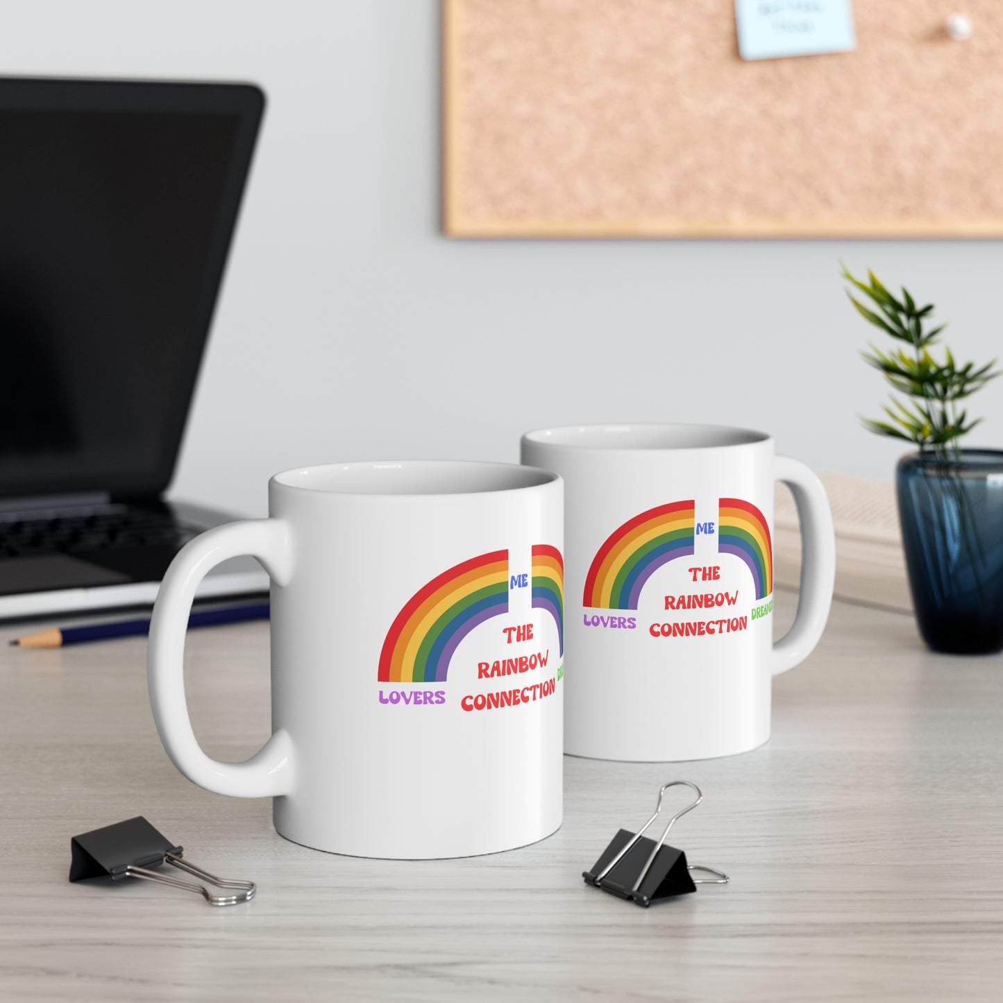 Rainbow Connection | Carpenters | Muppets | Pride | Statement Tee | Lovers Dreamers & Me | Music Lover's Gift | Coffee | Tea | Hot Chocolate | Ceramic Mug| 11oz