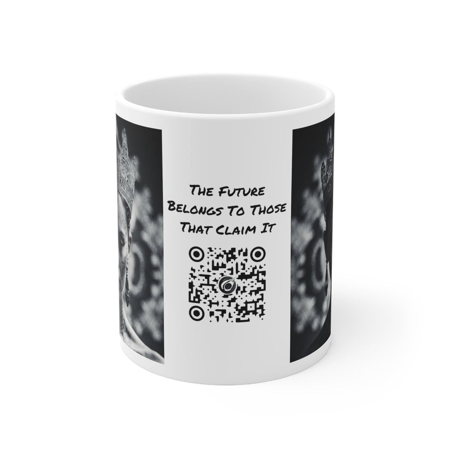 You Should See Me In A Crown | Photorealistic Graphic | Art | Tattooed Woman | Coffee | Tea | Hot Chocolate | 11oz | White Mug