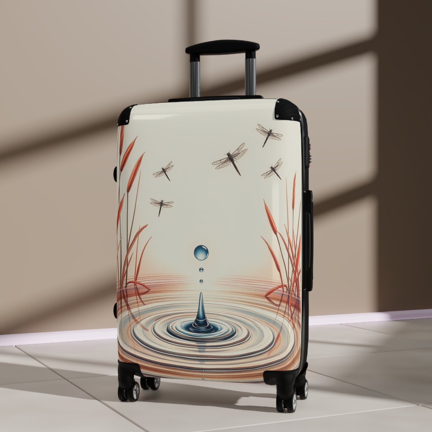 Tranquil Waters Suitcase for Travel Enthusiasts