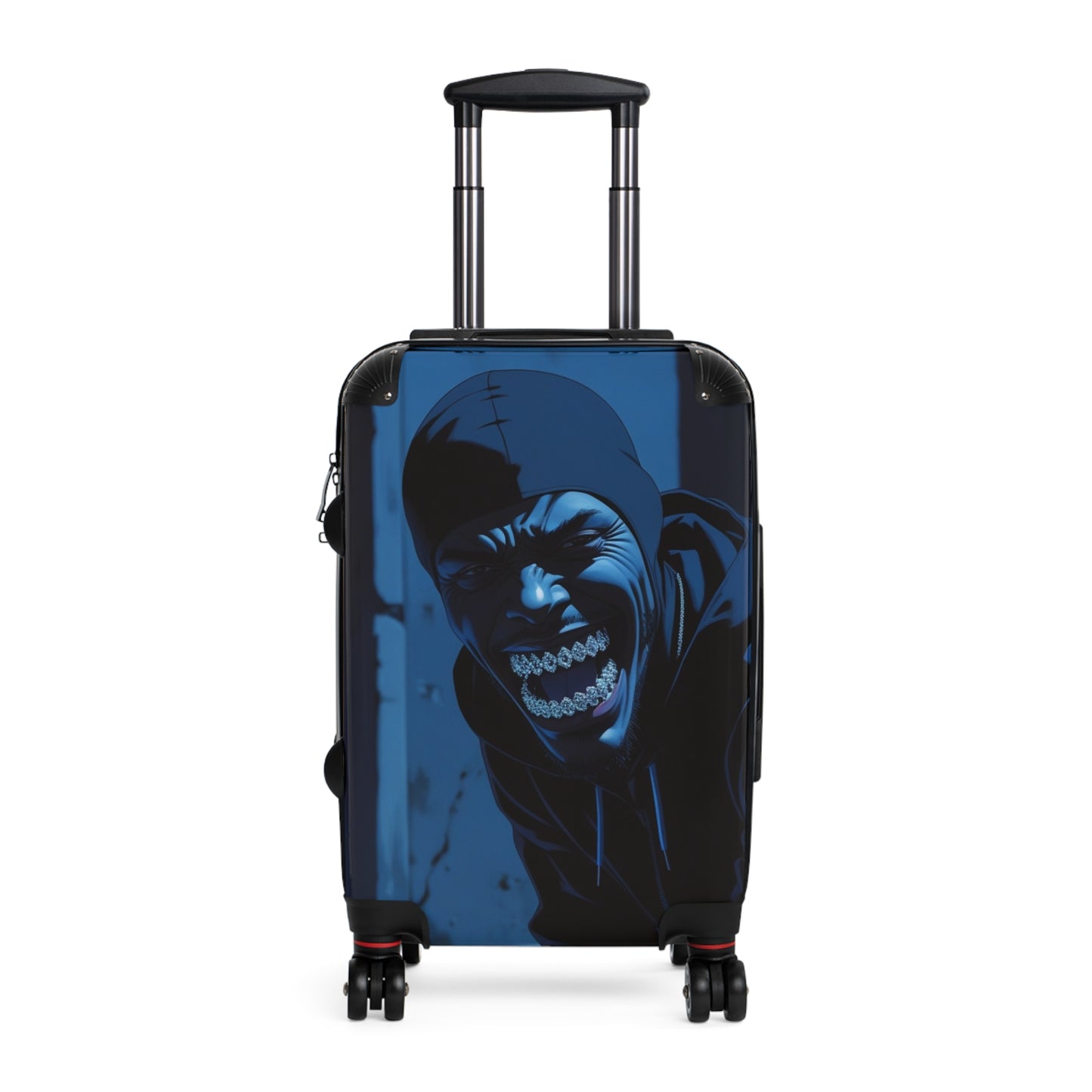 Urban Style Graphic Suitcase - Durable Travel Luggage with Bold Design