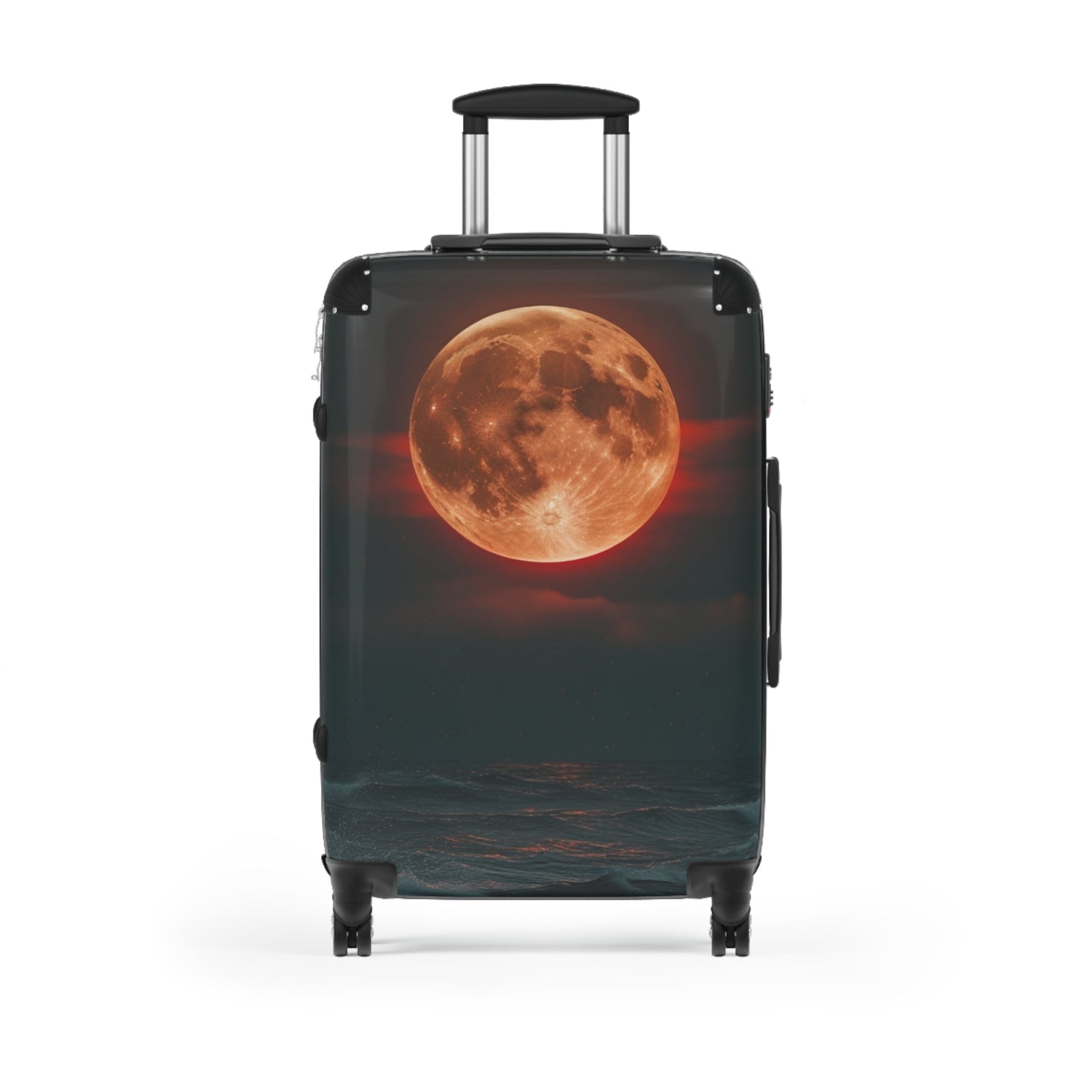 Moonlit Ocean Suitcase - Stylish Travel Luggage for Adventure Seekers