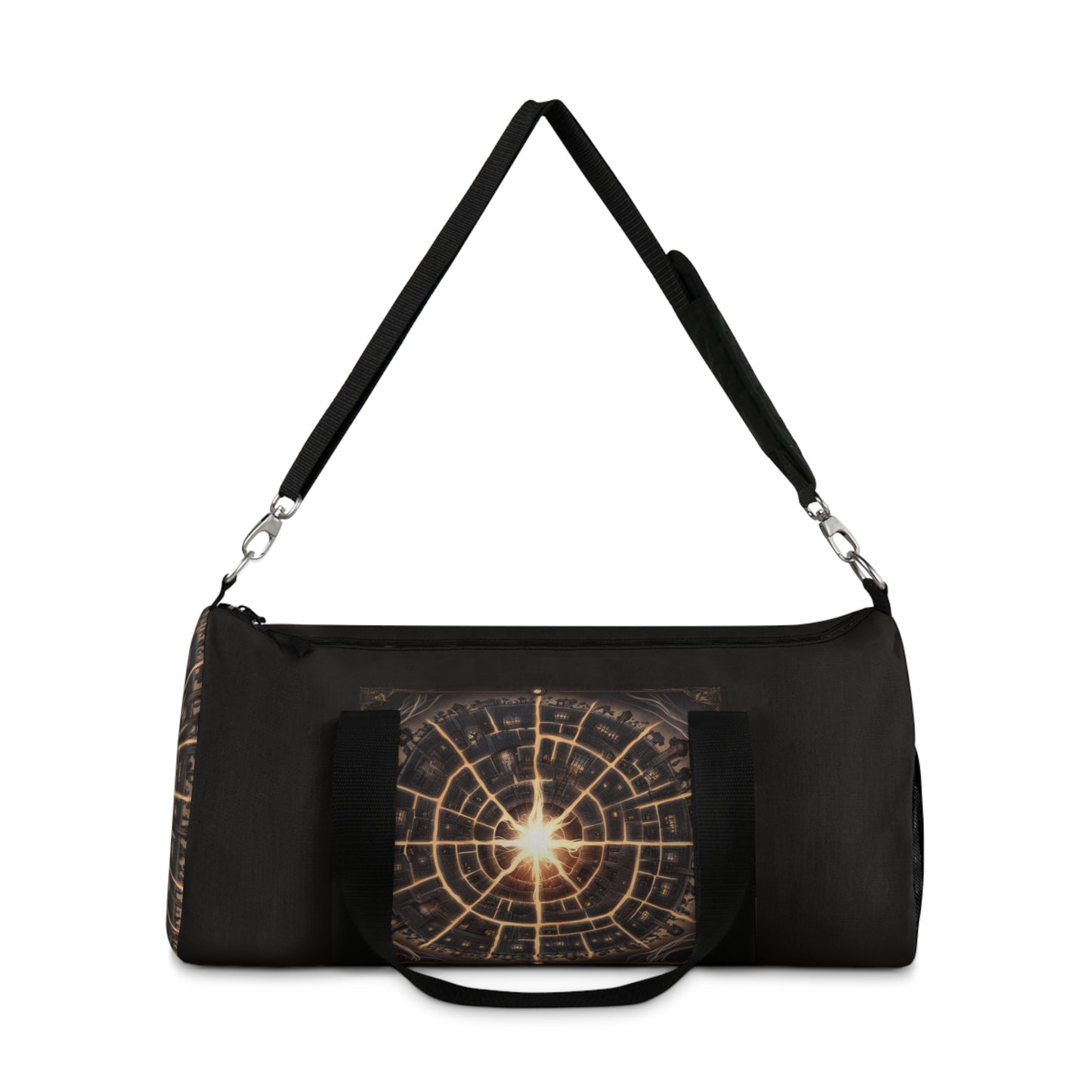 Stunning Cosmic Design Duffel Bag - Stylish Gym & Travel Tote with Starburst Design