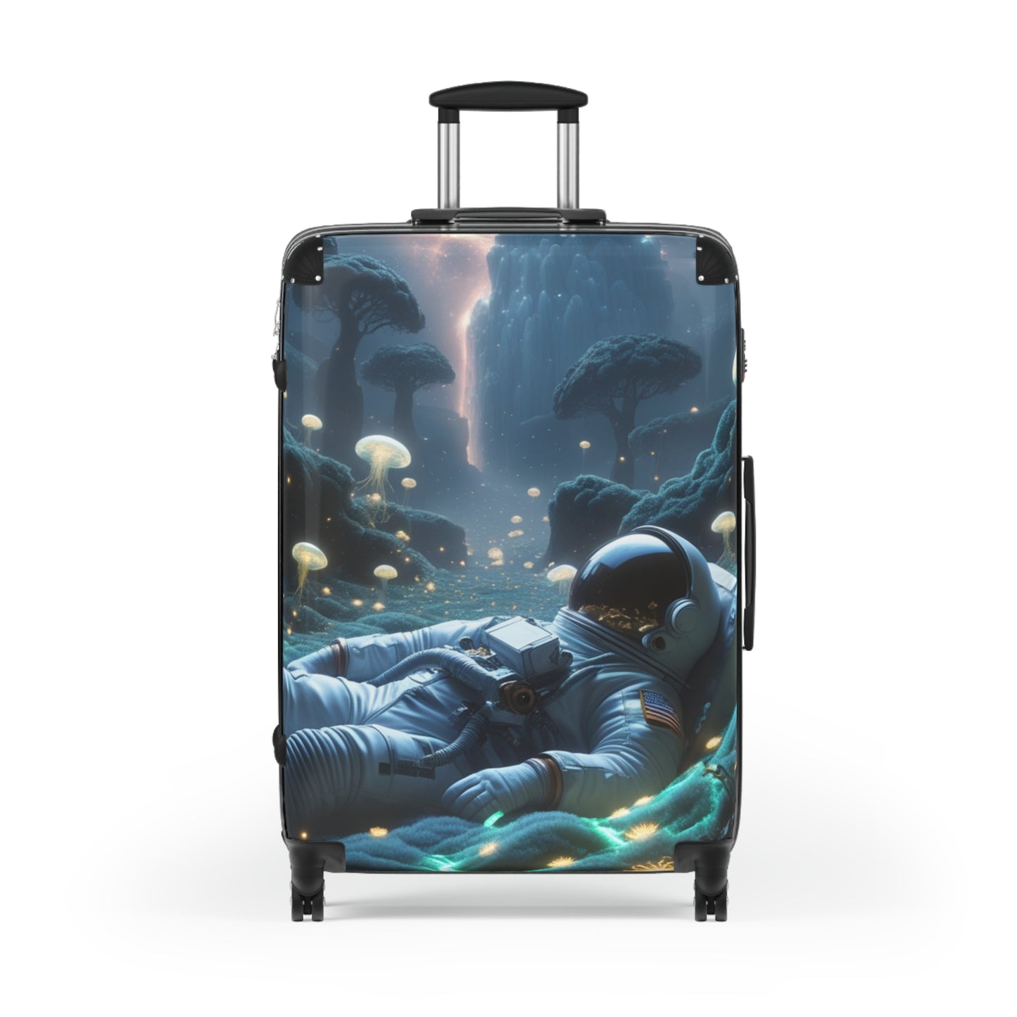 Astronaut In The Ocean Hard Shell Suitcase - Unique Travel Luggage for Space Lovers