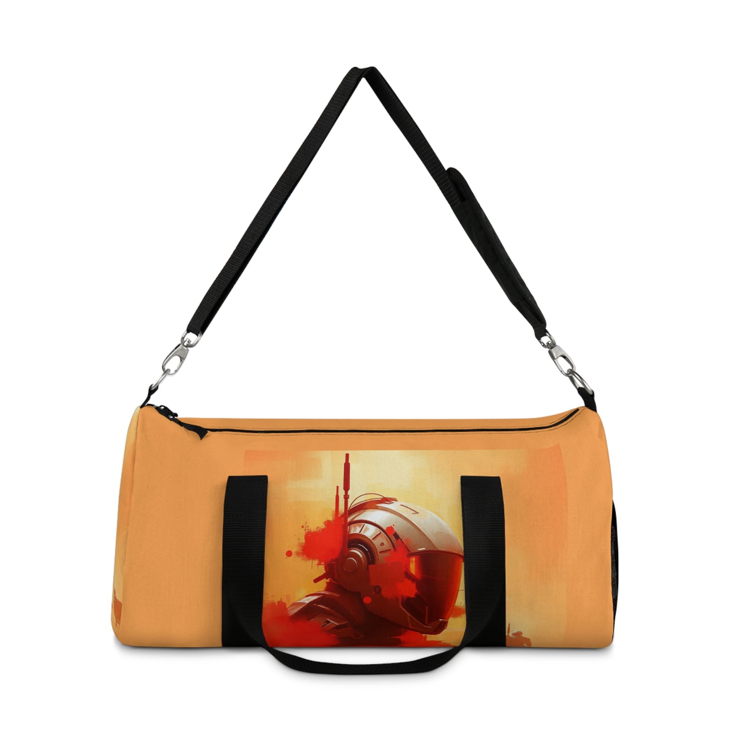 Futuristic Graphic Duffel Bag - Perfect for Travel and Gym