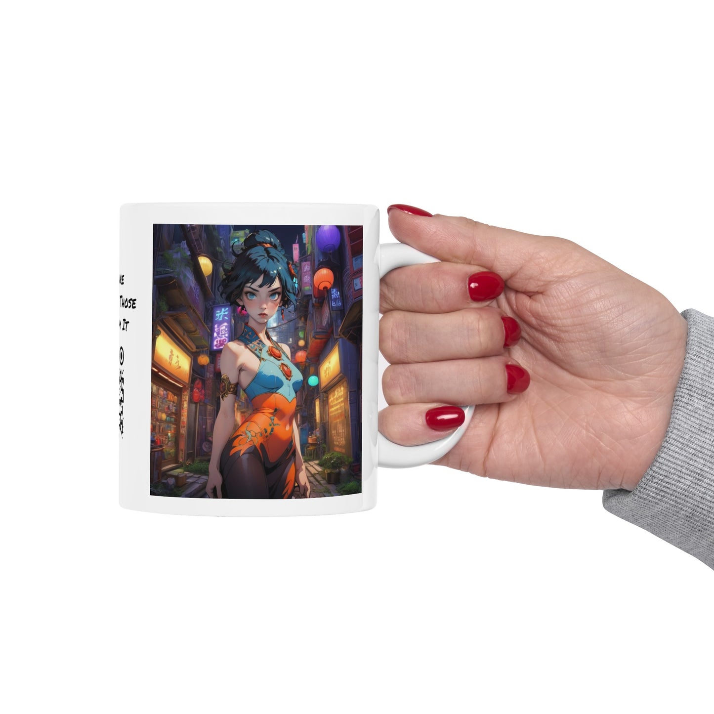 Night Tide | HD Graphic | Anime | Coffee | Tea | Hot Chocolate | Ceramic Mug | 11oz