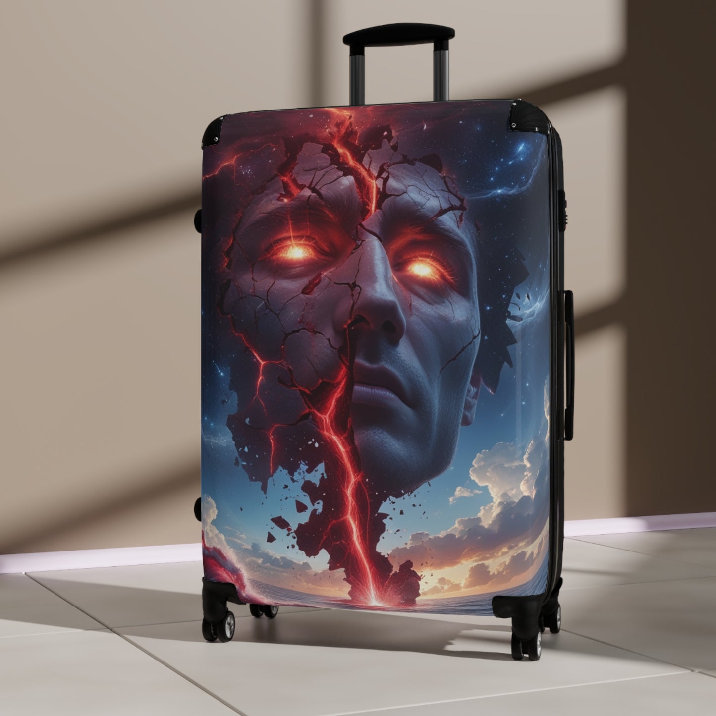 Bold Artwork Carry-On Suitcase with Artistic Design