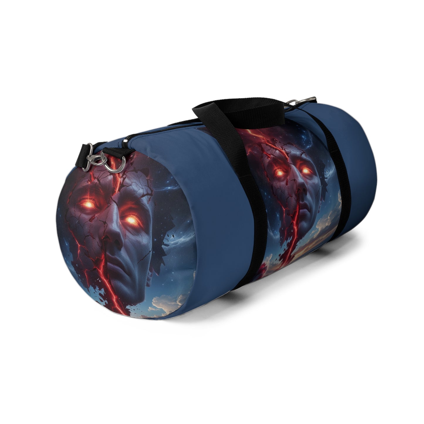 Bold Artwork Duffel Bag - Gym & Travel Tote with Sci-Fi Design