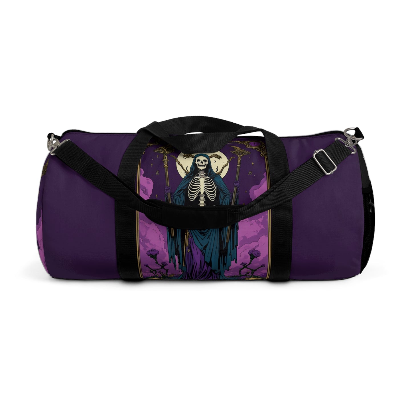 Gothic Skeleton Duffel Bag - Perfect for Gym, Travel or Halloween