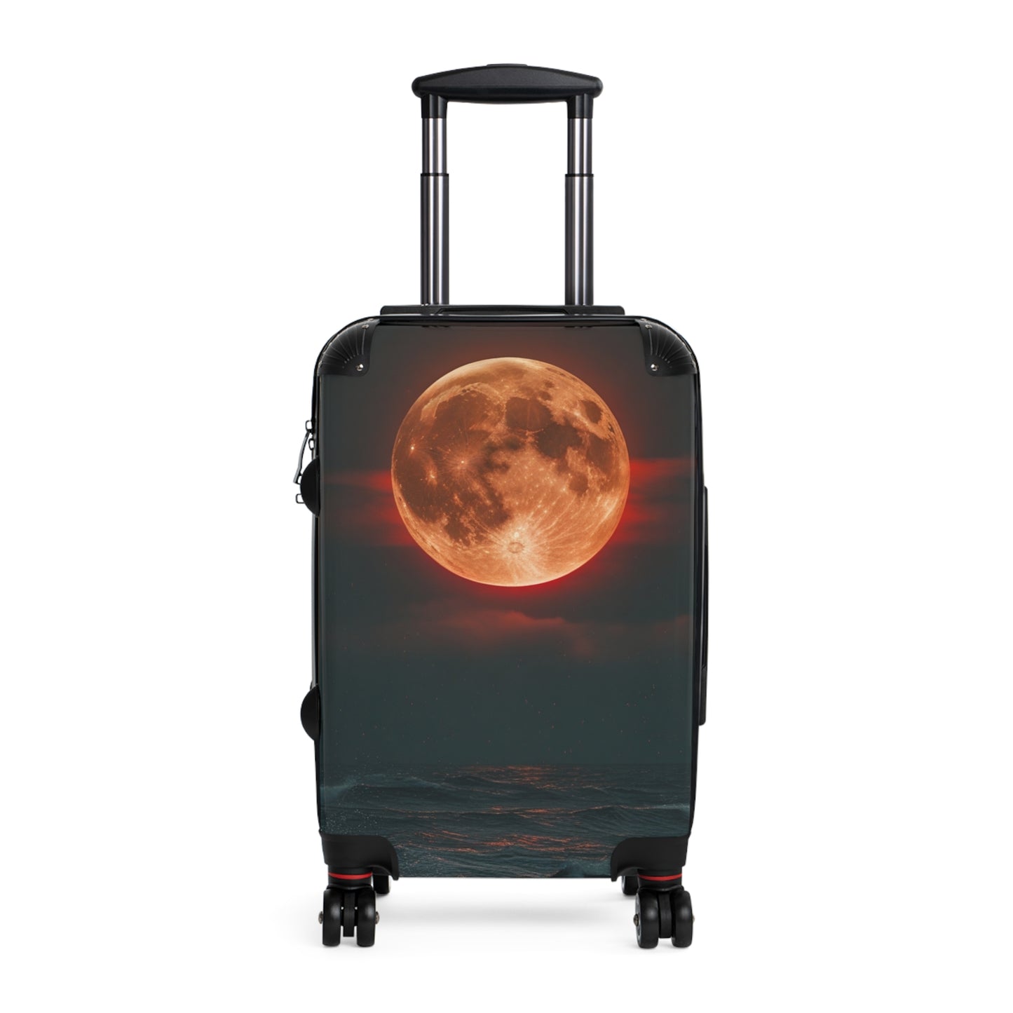 Moonlit Ocean Suitcase - Stylish Travel Luggage for Adventure Seekers