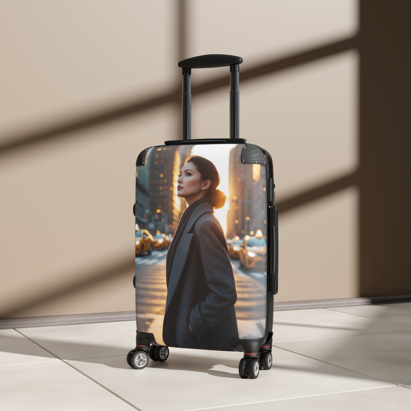 Stylish Cityscape Suitcase for Travel Enthusiasts