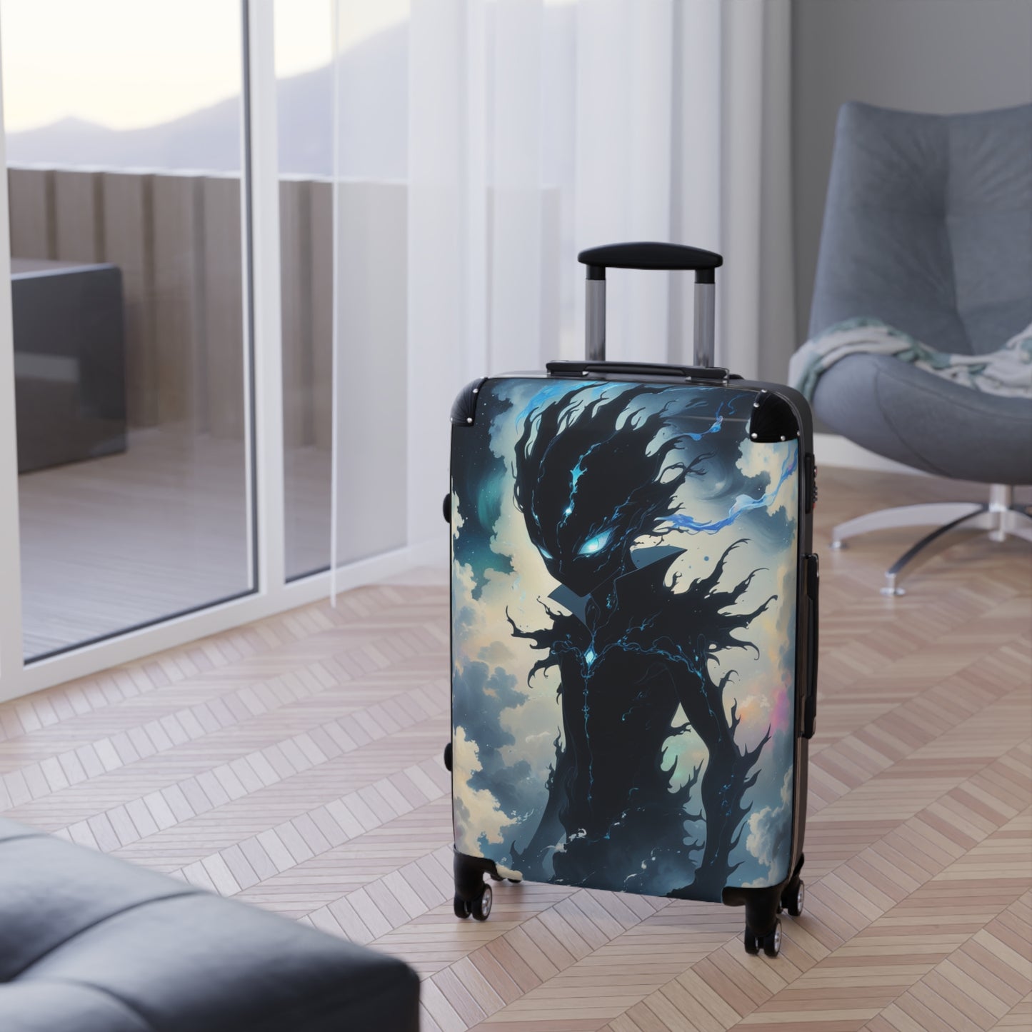 Mystical Shadow Suitcase – Fantasy Travel Luggage for Adventurers