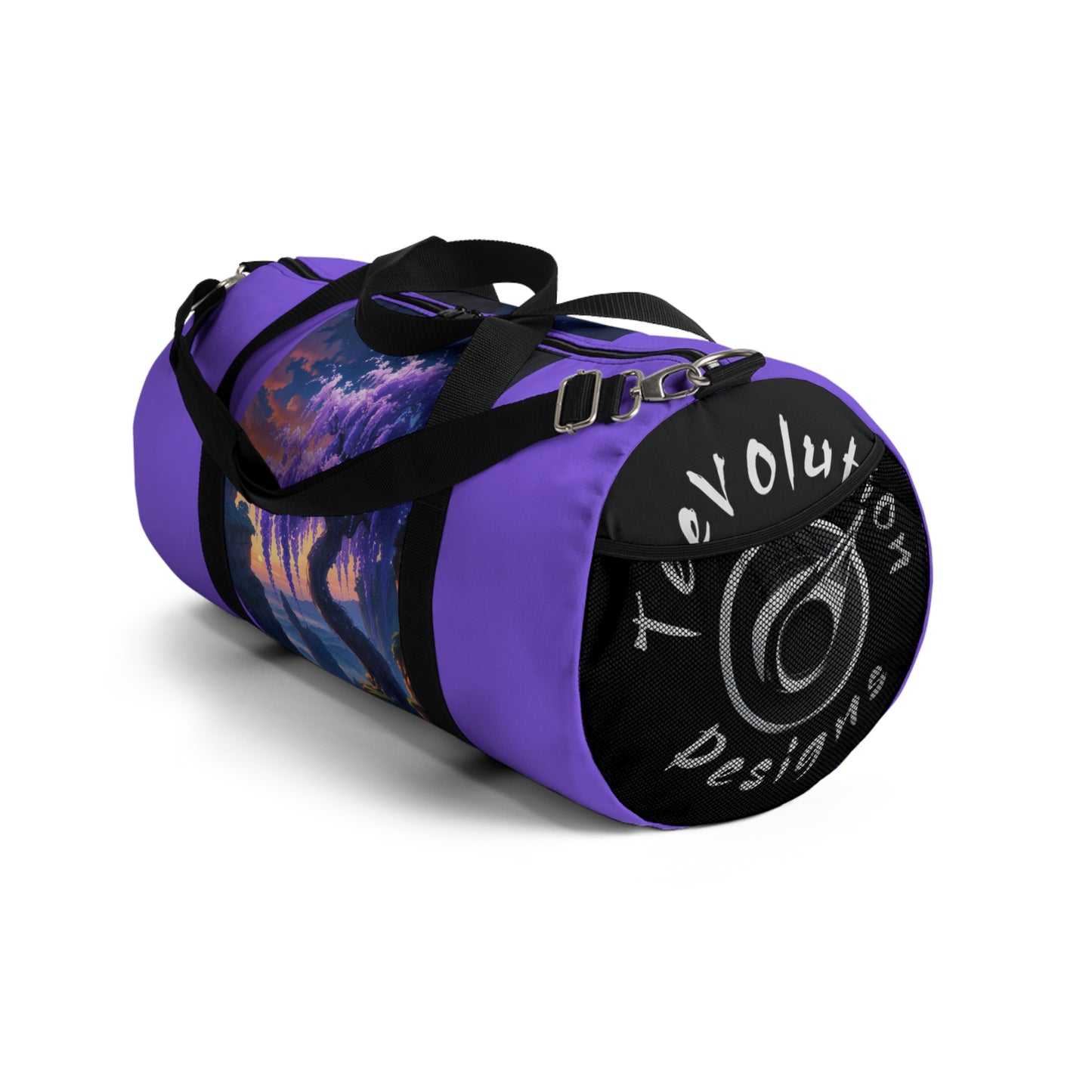 Fantasy Nature Duffel Bag - Stylish Travel Companion with Artistic Tree Design