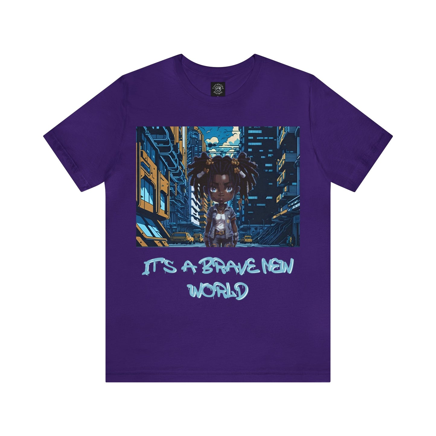 Brave New World | Black Girl Magic | Anime | HD Graphic | Trendy | Artwork | Unisex | Men's | Women's | Tee | T-Shirt