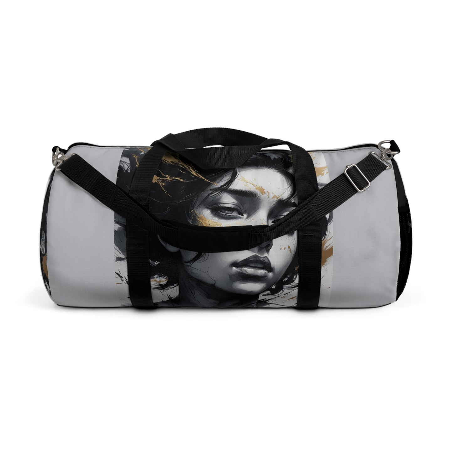 Artistic Duffel Bag - Unique Graphic Design for Travel and Gym