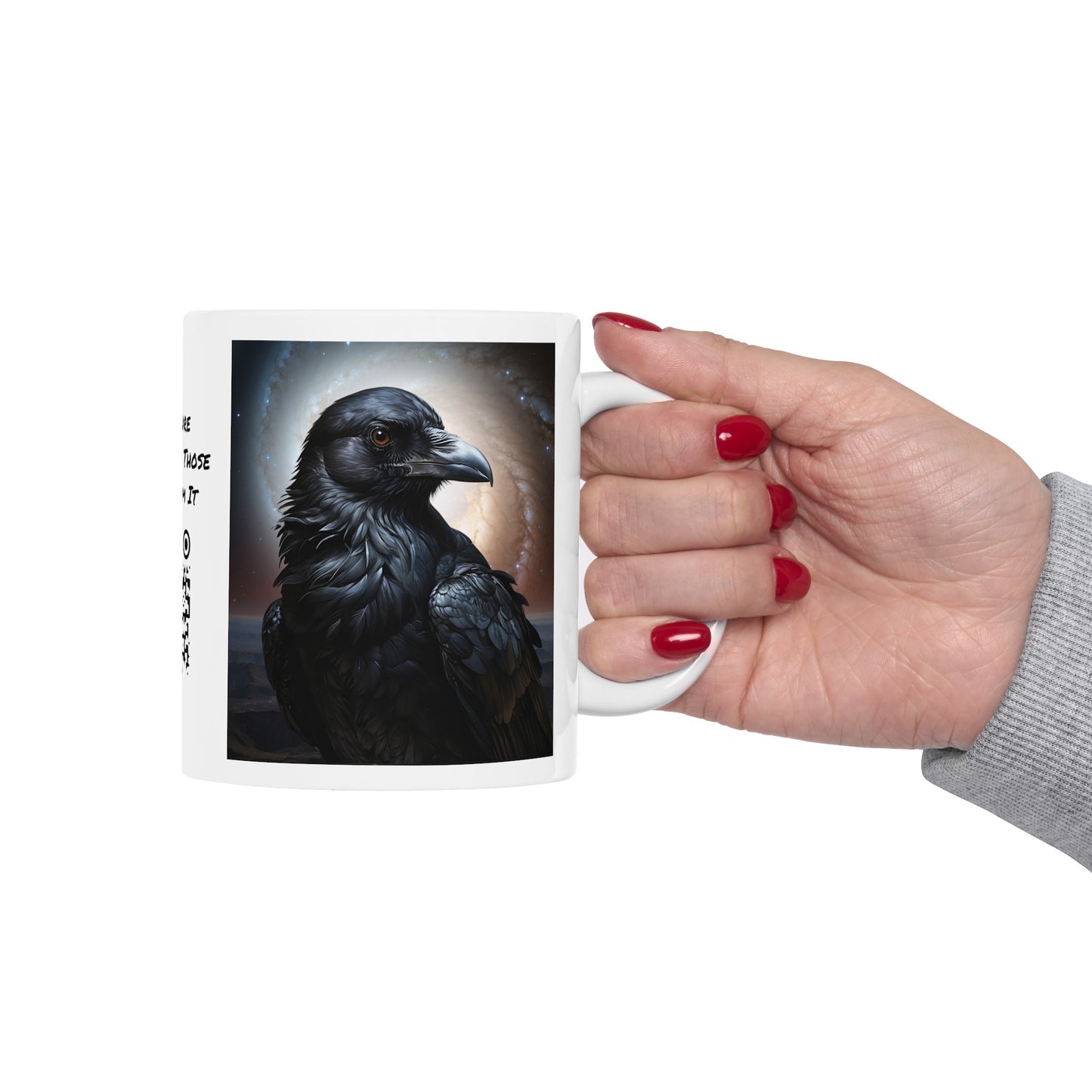 Nevermore | Raven | Edgar Alan Poe | Poetry | Coffee | Tea | Hot Chocolate | 11oz | White Mug