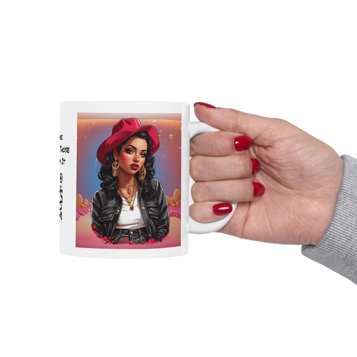 La Niña Dulce | HD Graphic | Latina | Fashionista | Coffee | Tea | Hot Chocolate | 11oz | White Mug